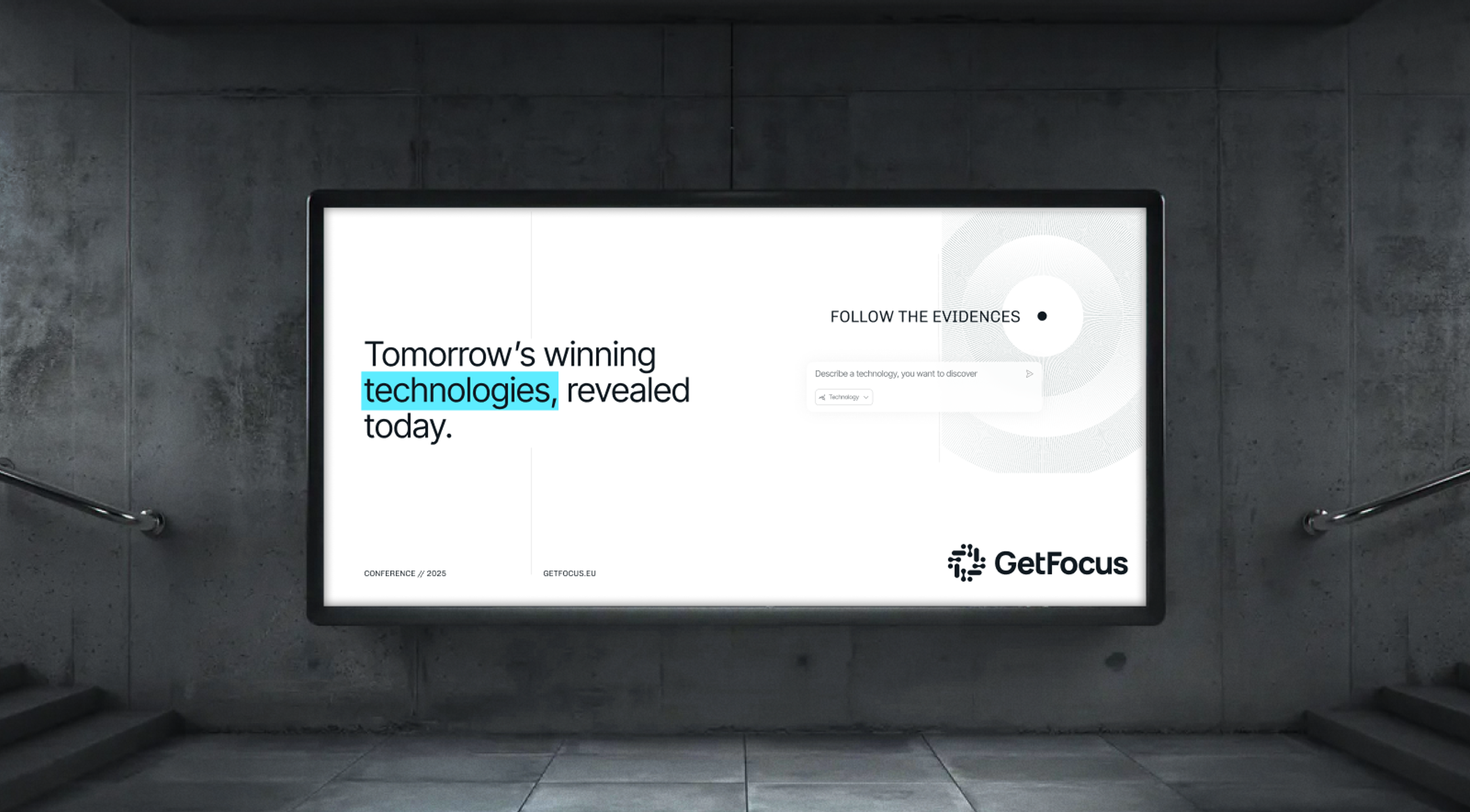 Brand communication Getfocus: Billboard OOH
