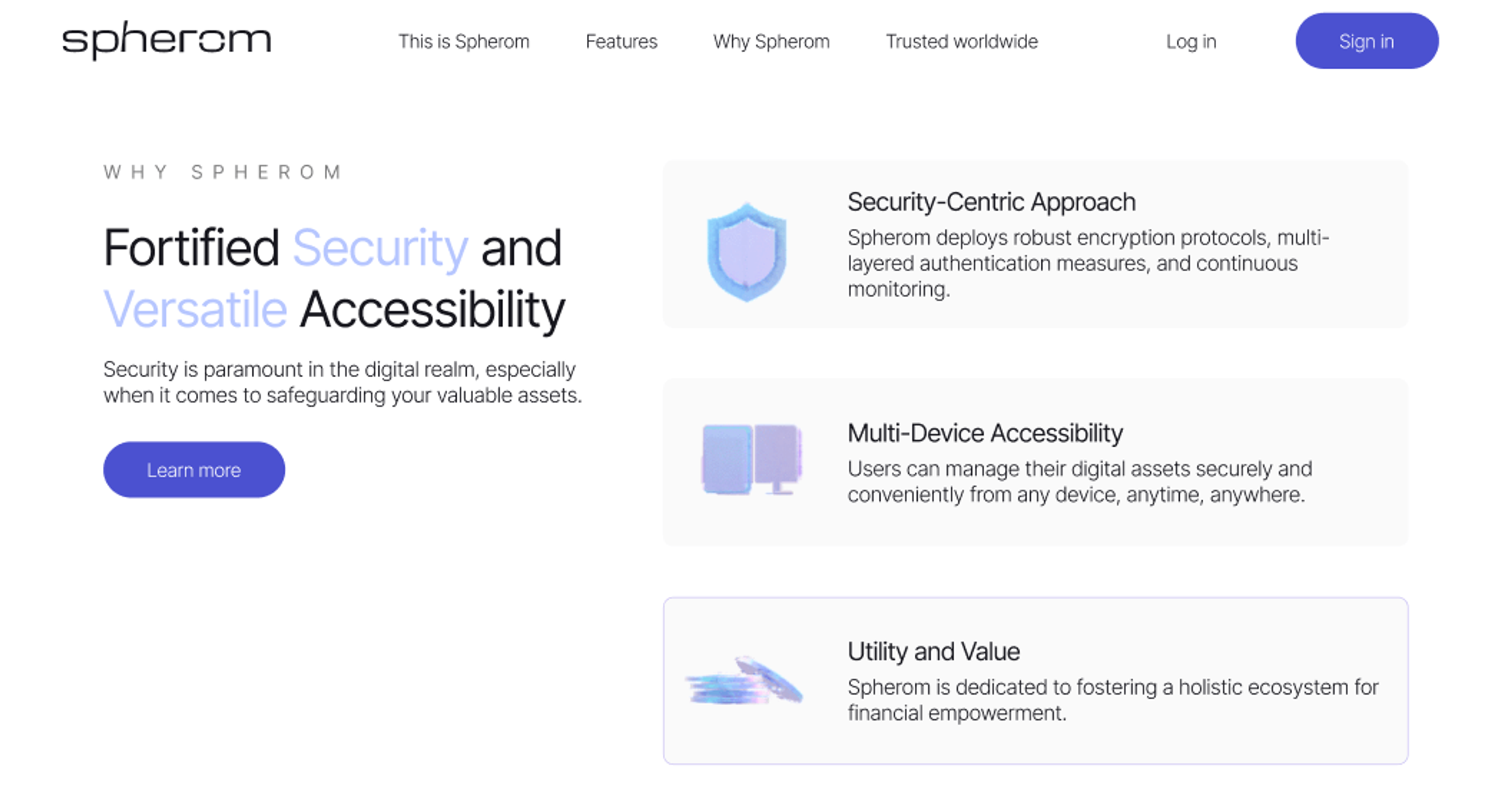 Spherom web 5