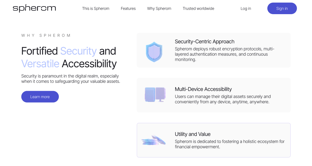 Spherom web 5