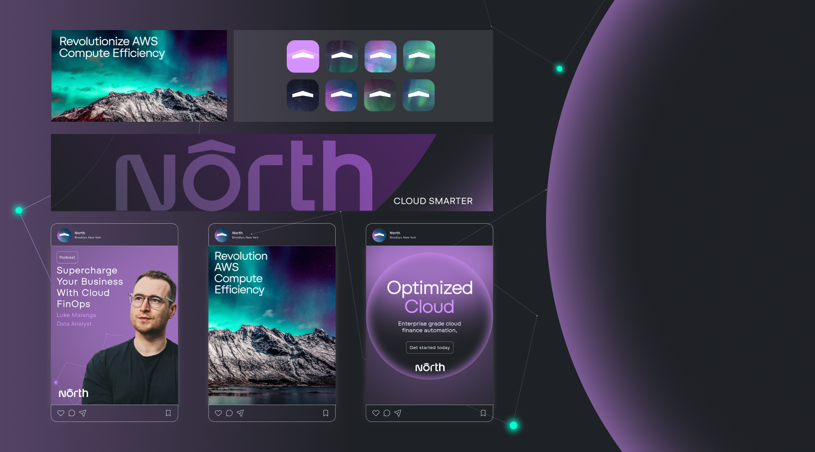Brand communication North: social media
