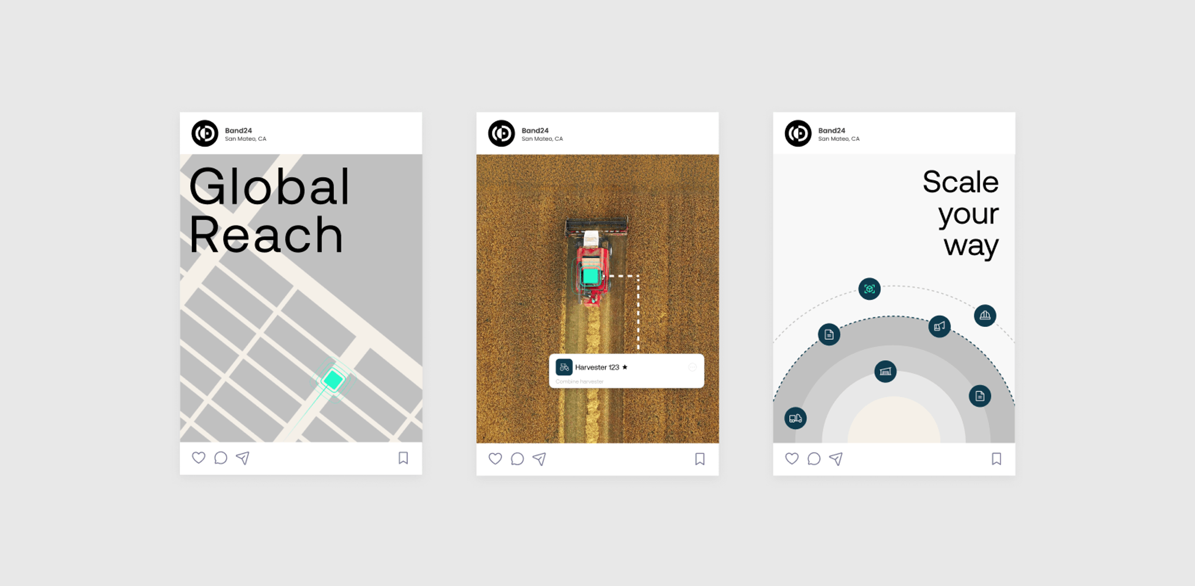 Brand communication Band24: Social Media