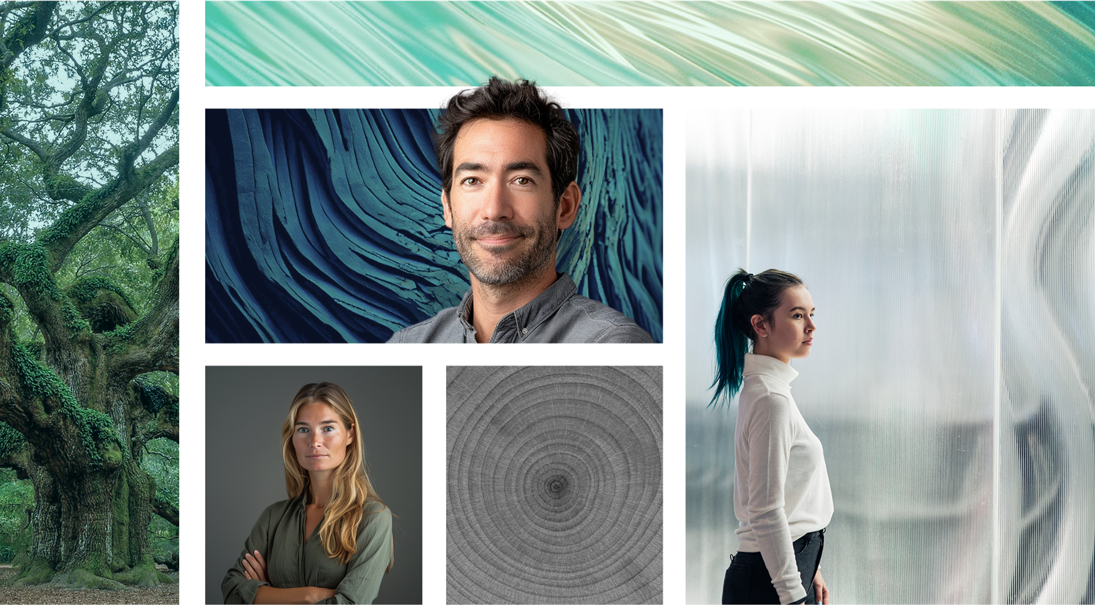 Brand imagery for the Fintech brand