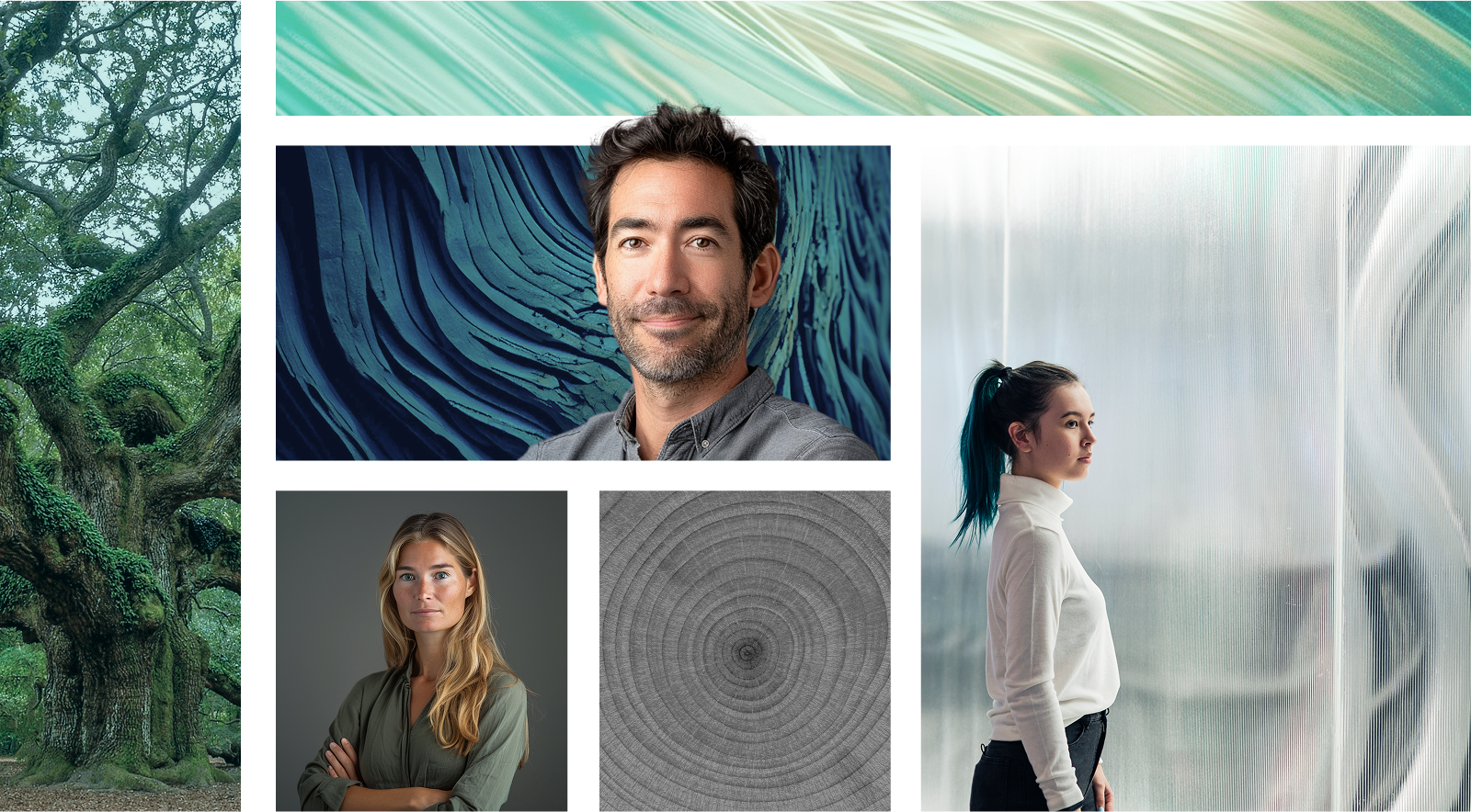 Brand imagery for the Fintech brand