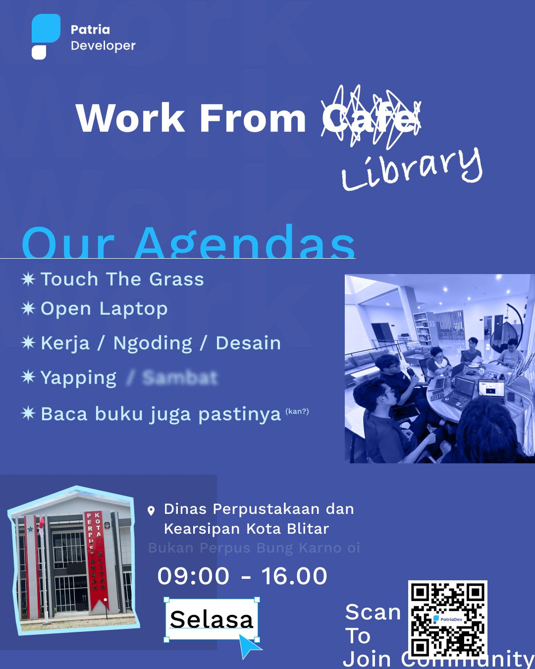 Work From Library (WFL)