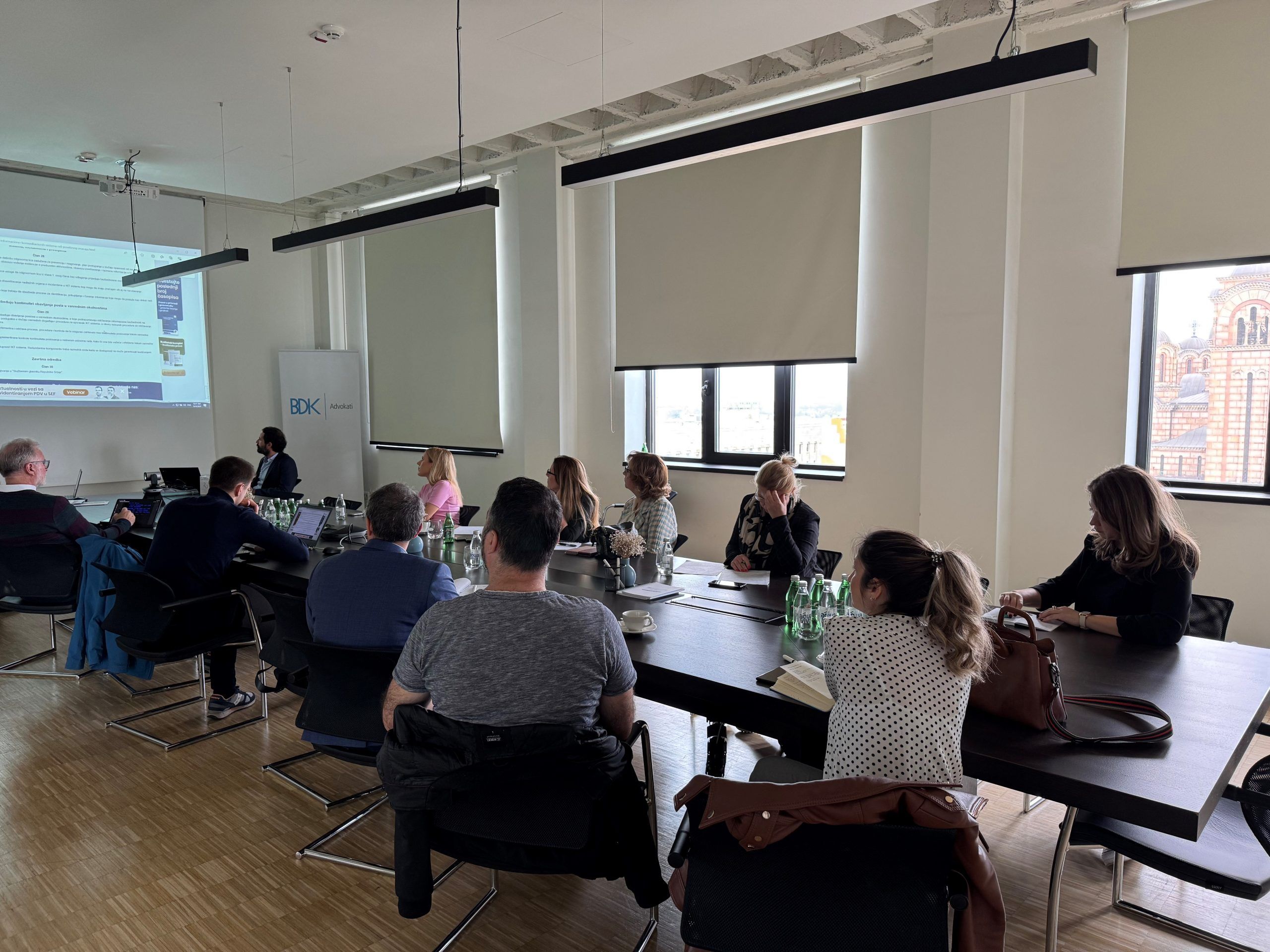 BDK Advokati seminar on the cybersecurity law in Serbia and the EU