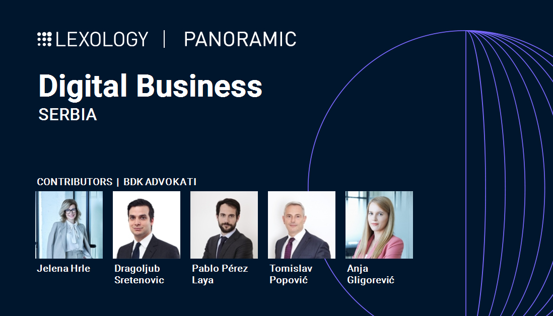 Lexology Panoramic: Digital Business 2025, Serbia