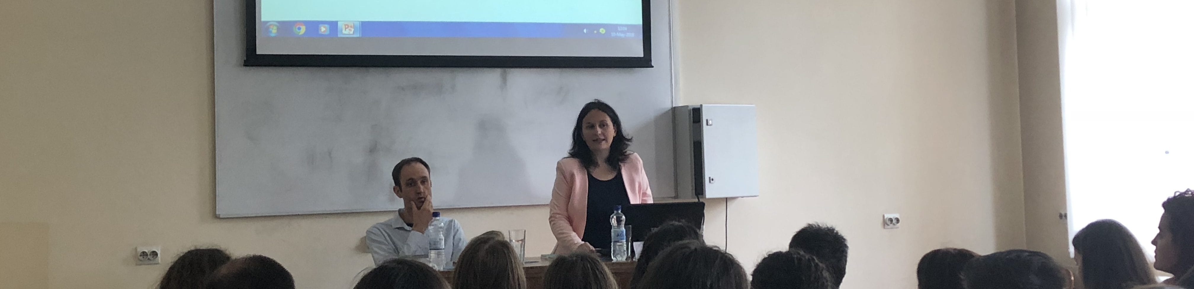 Milica Basta speaks to law students on data protection