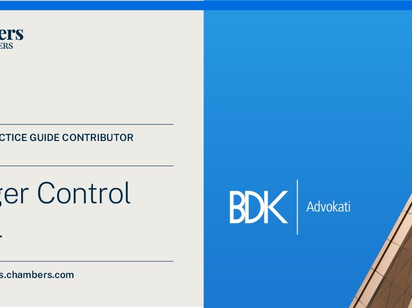 BDK Advokati contributes to Chambers Practice Guide on Merger Control