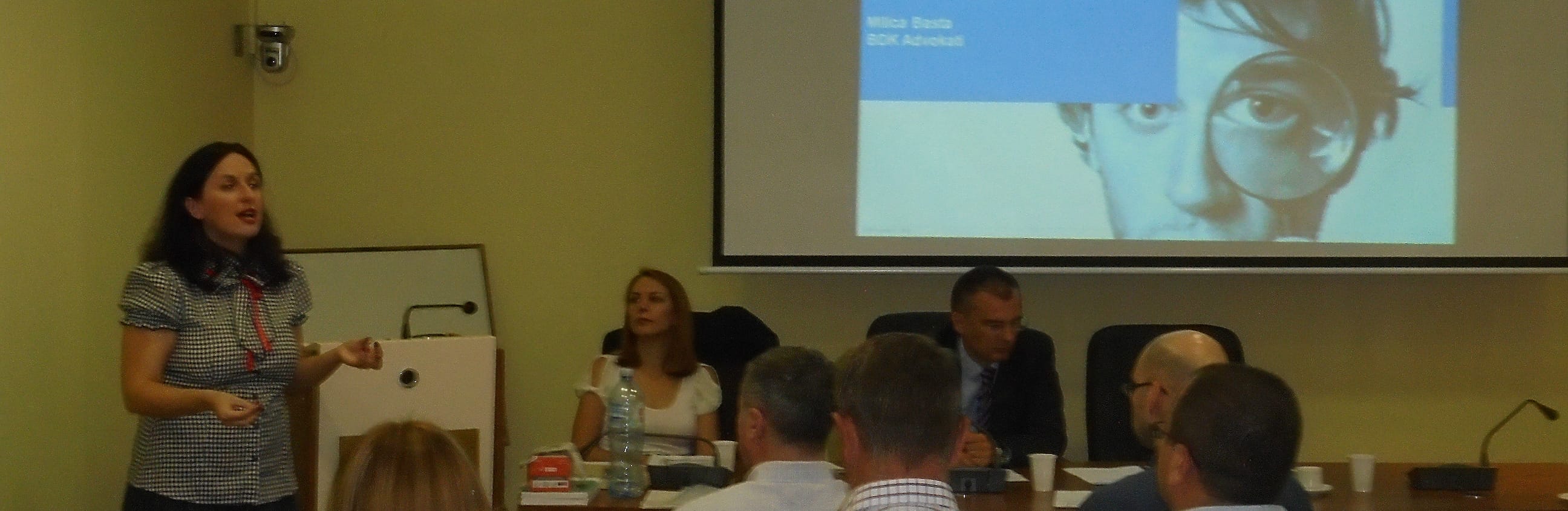 Milica Basta delivers trainings on data protection