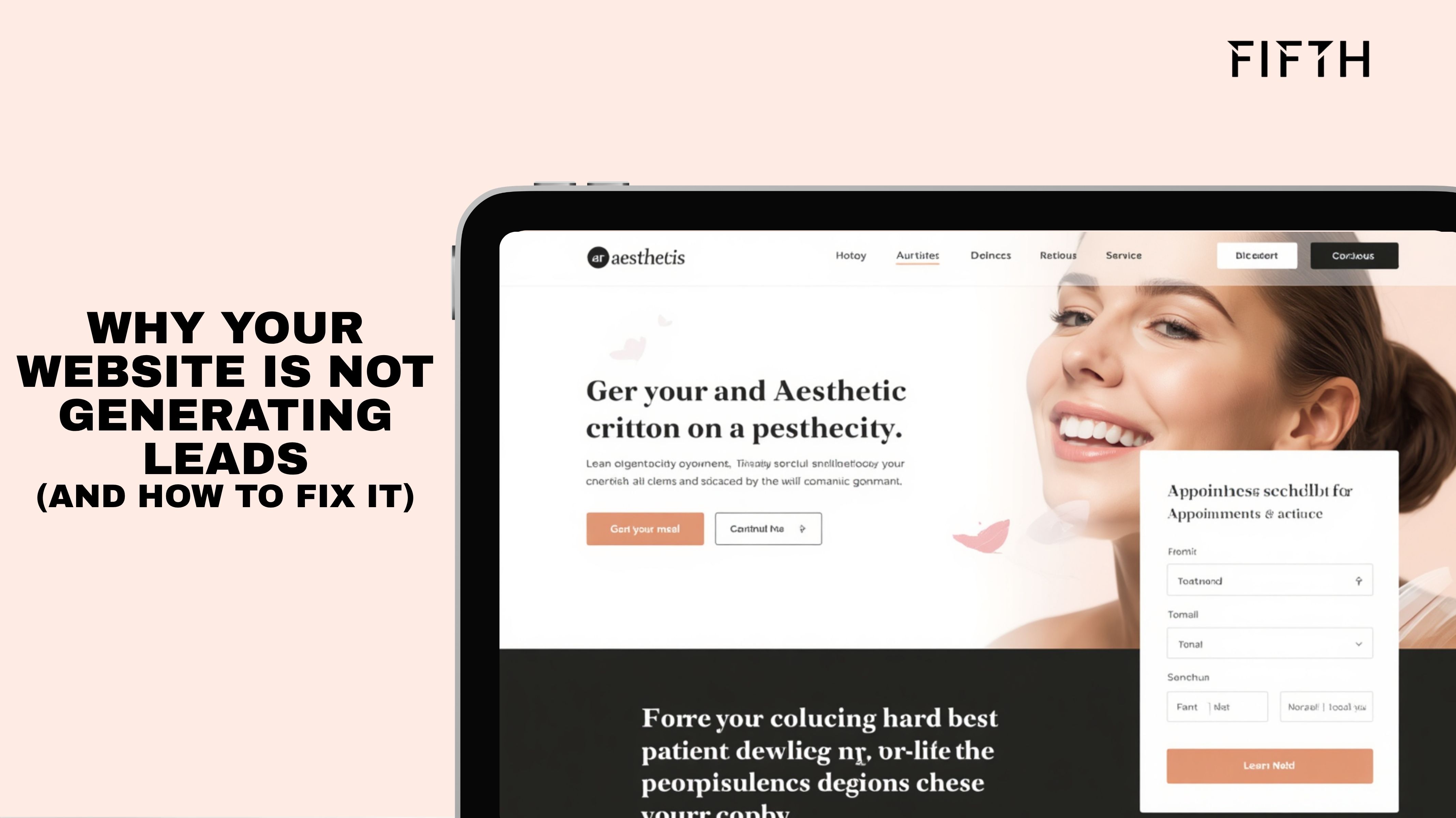Why Your Website Is Not Generating Leads (And How to Fix It)
