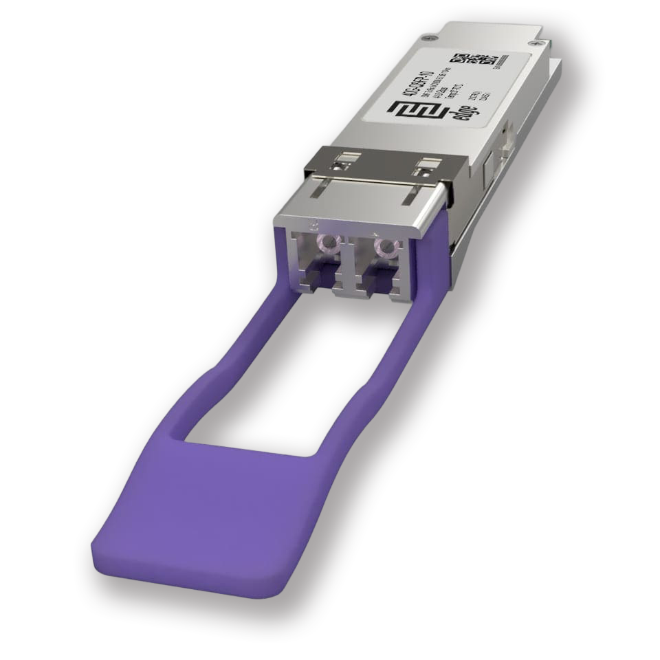 Single-Mode Fiber (SMF) 10 km QSFP Optical Transceiver: | EDGE