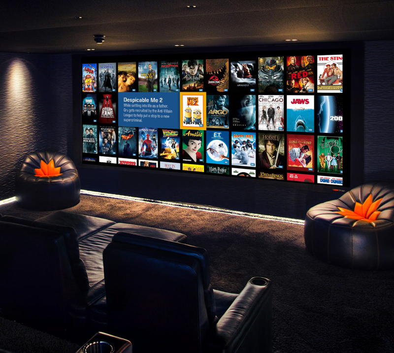 movie screen projector Sony Kaleidescape