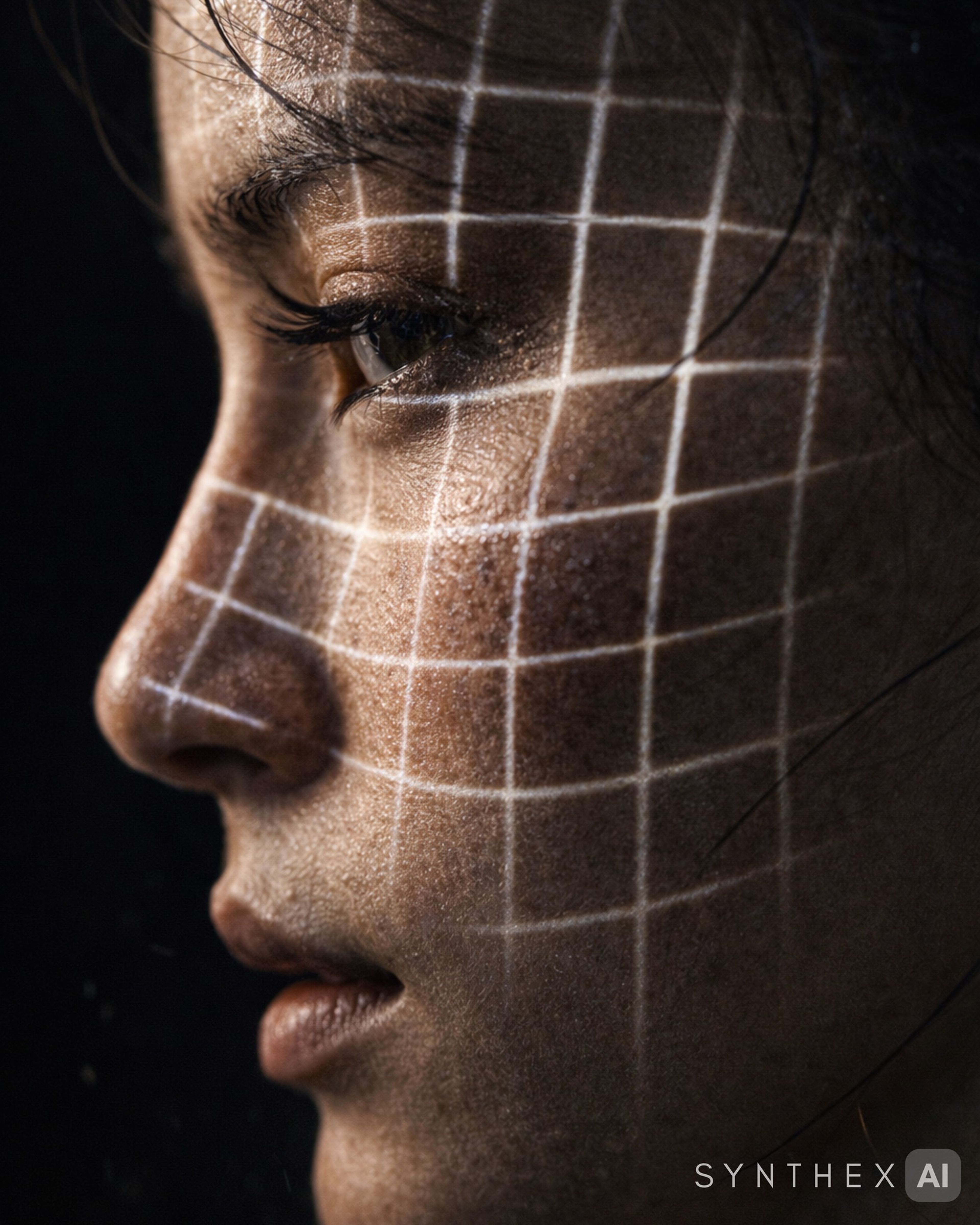 Generate Geometric Gobo Macro Portraits