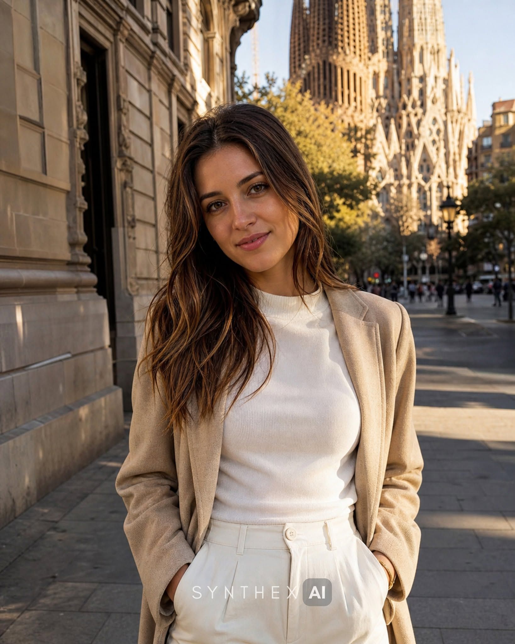 Generate Sagrada Familia Travel Portraits