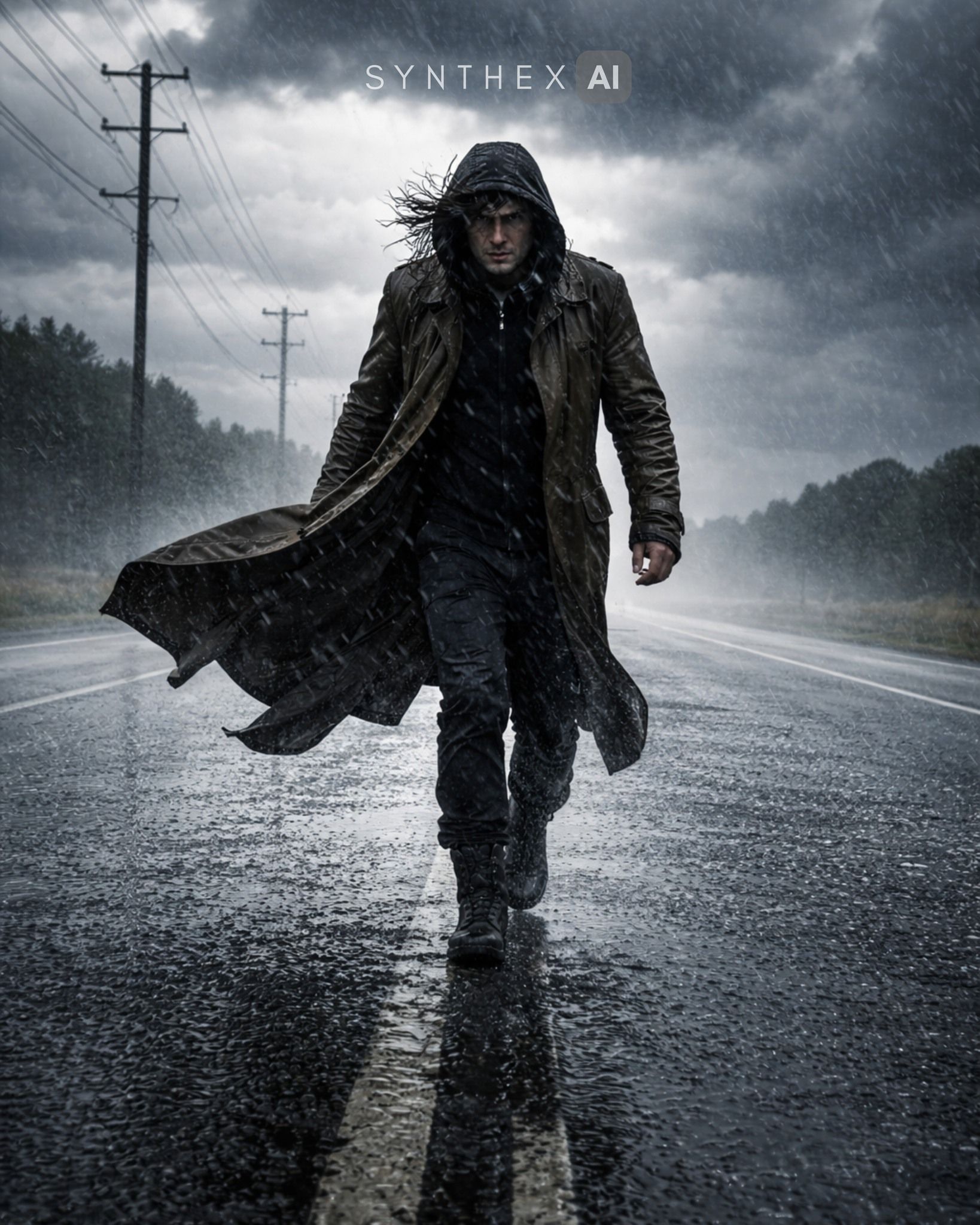 Generate Storm Highway Cinematic Portraits
