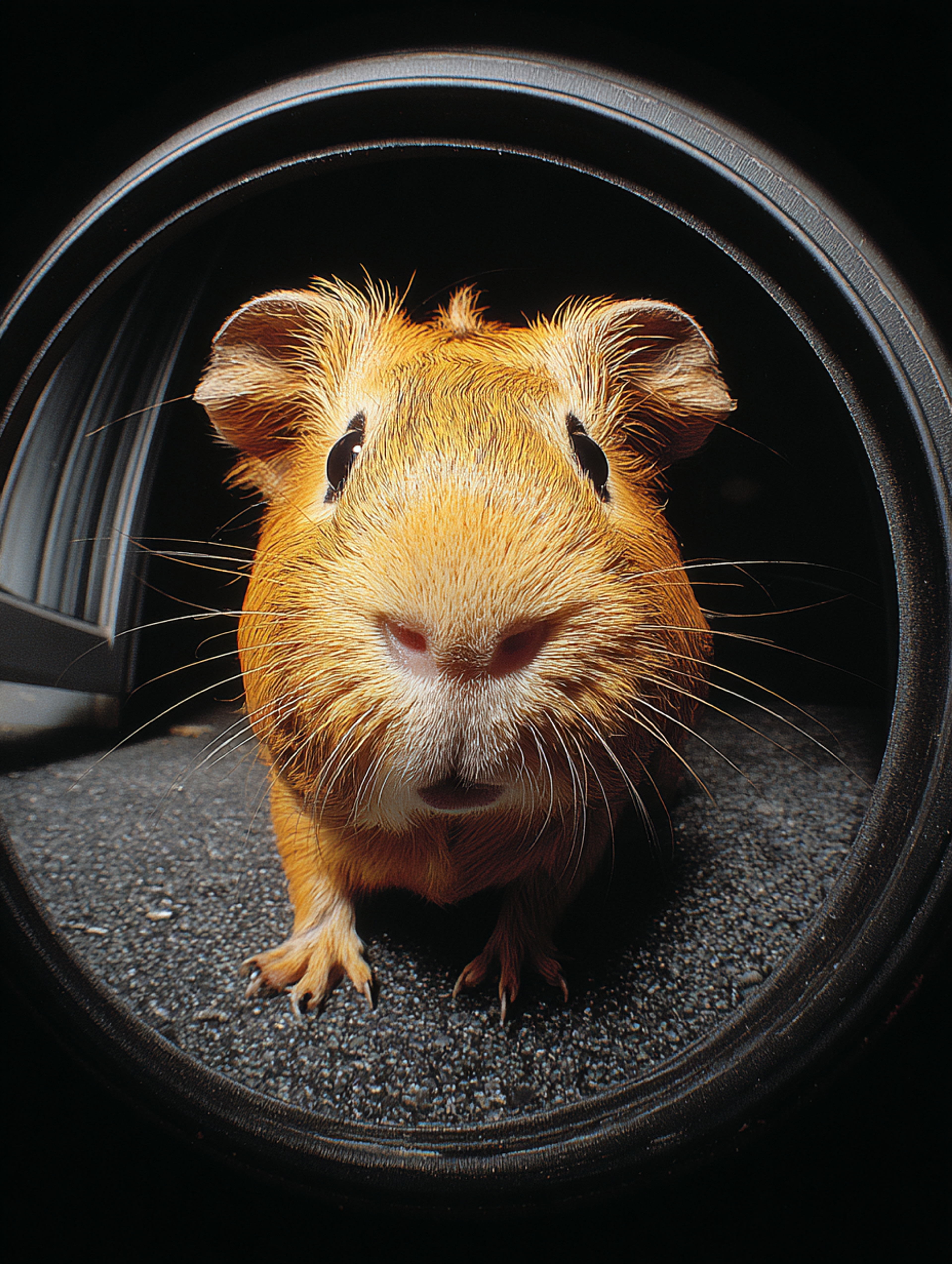 Fisheye Lens Guinea Pig Photo