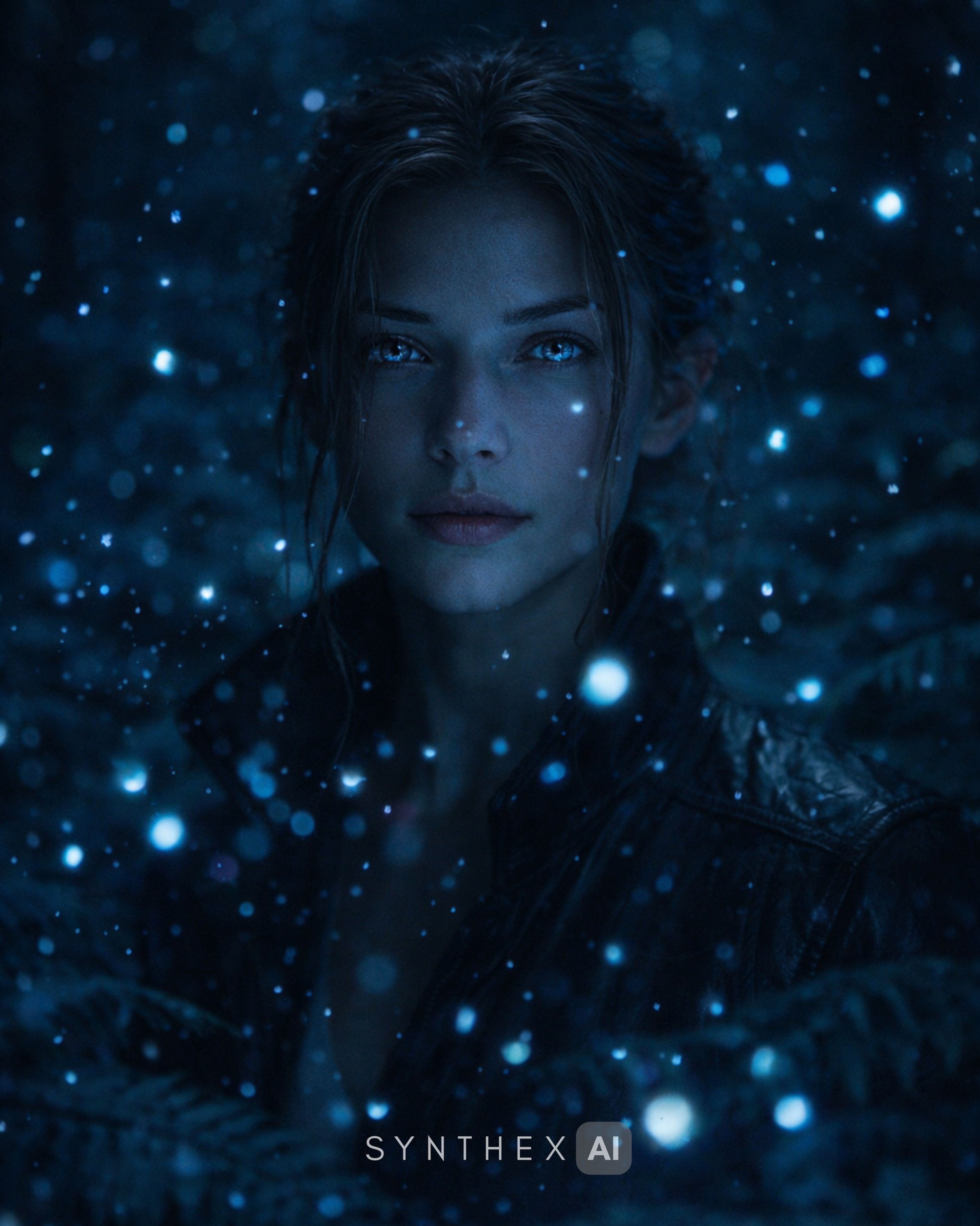 Generate Bioluminescent Forest Portraits