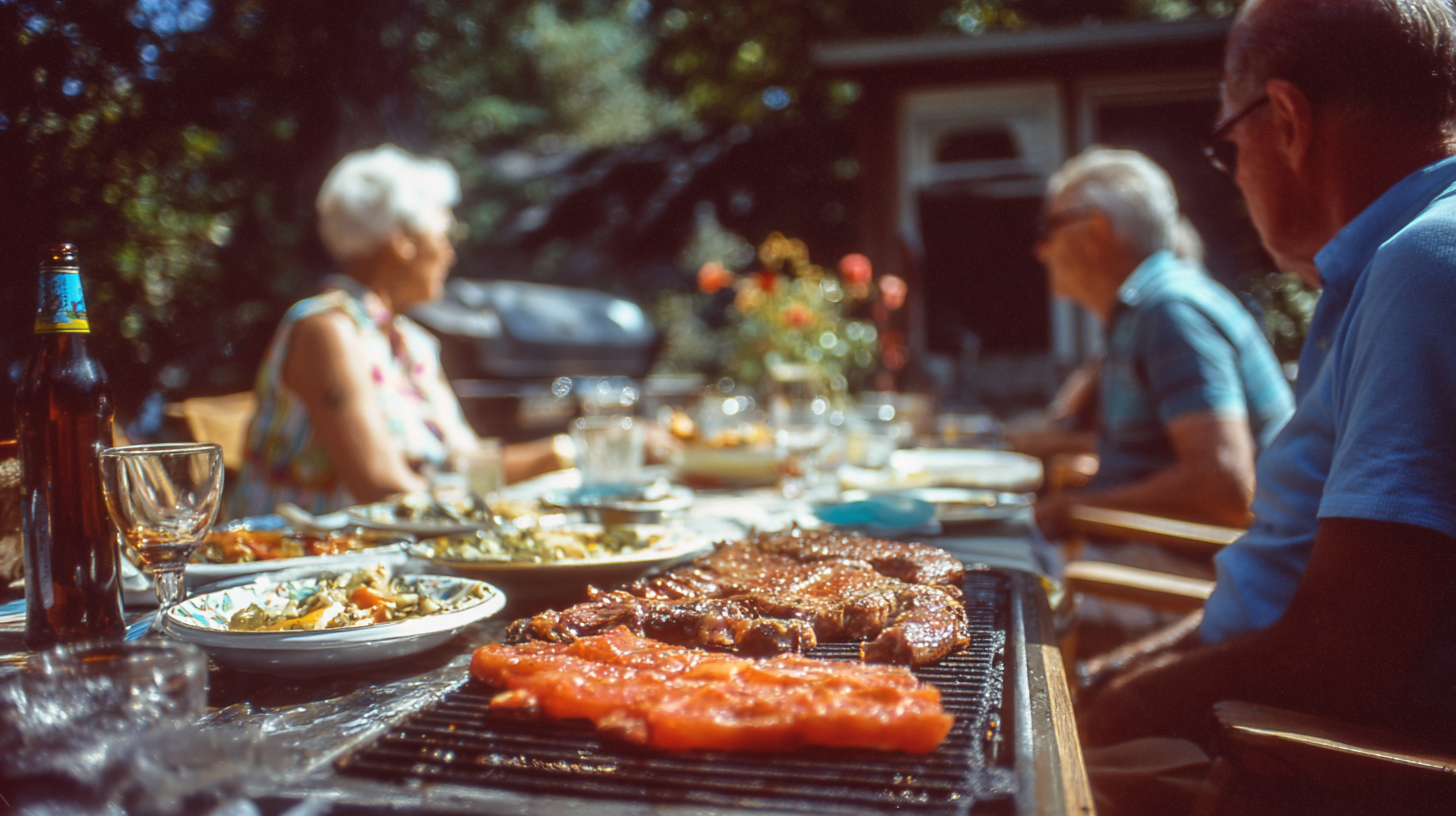 Kodak Ektachrome Backyard Sunday Barbecue Gathering Portrait