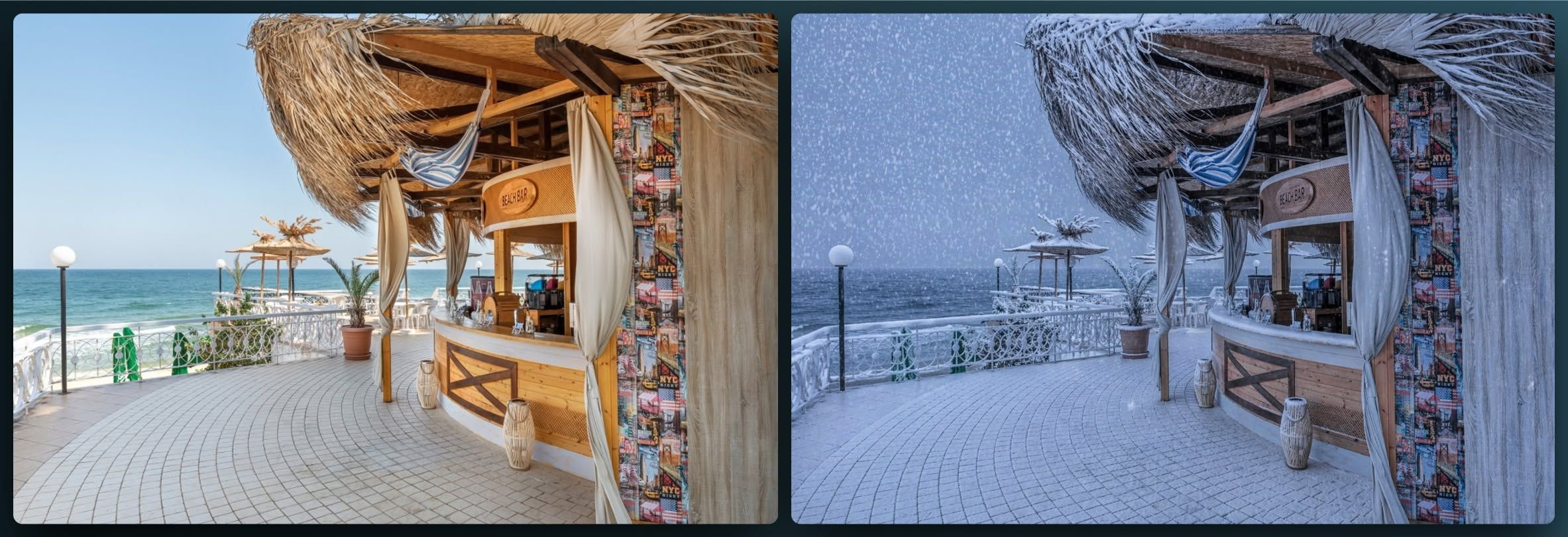 Transform Photos Into Winter Snow Scenes