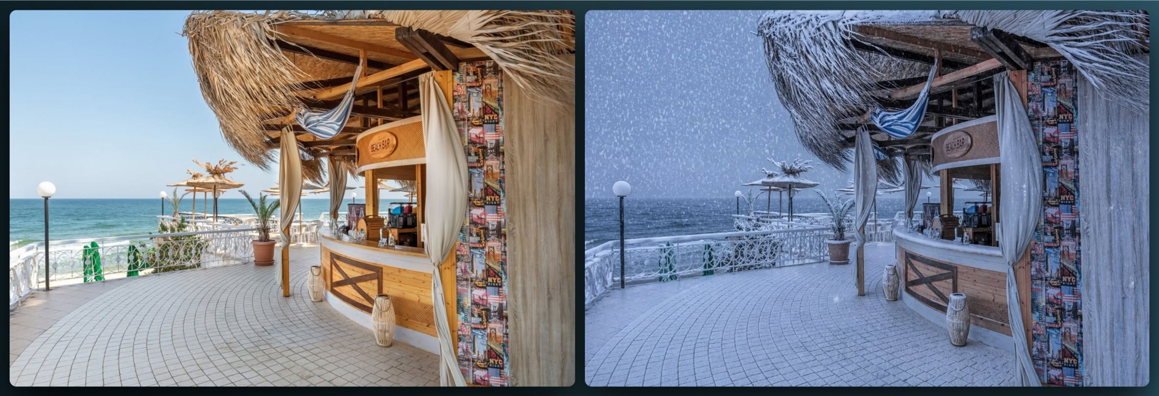 Transform Photos Into Winter Snow Scenes