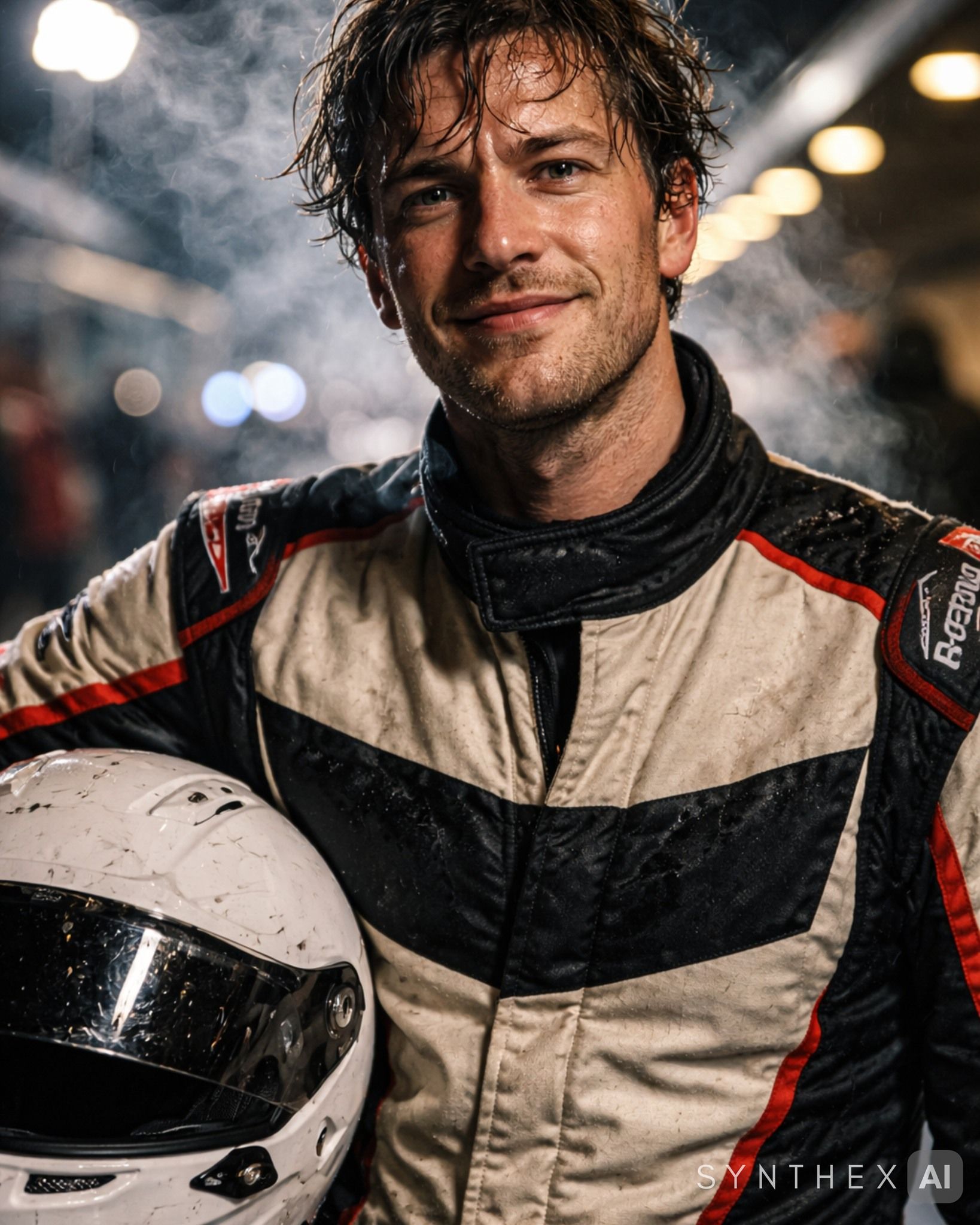Generate Pit Lane Racing Driver Portraits