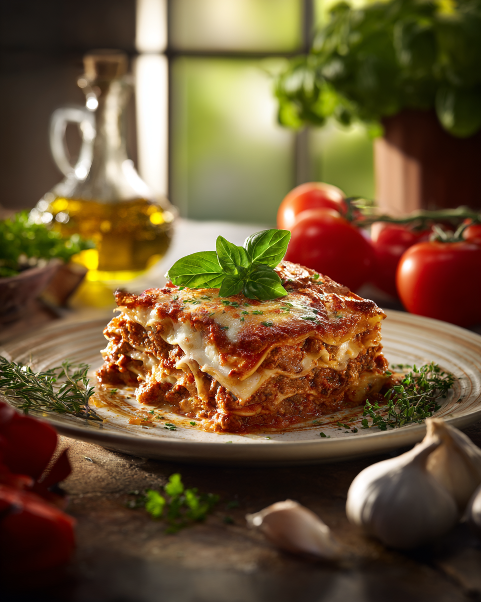 Magazine Lasagna Food Photography