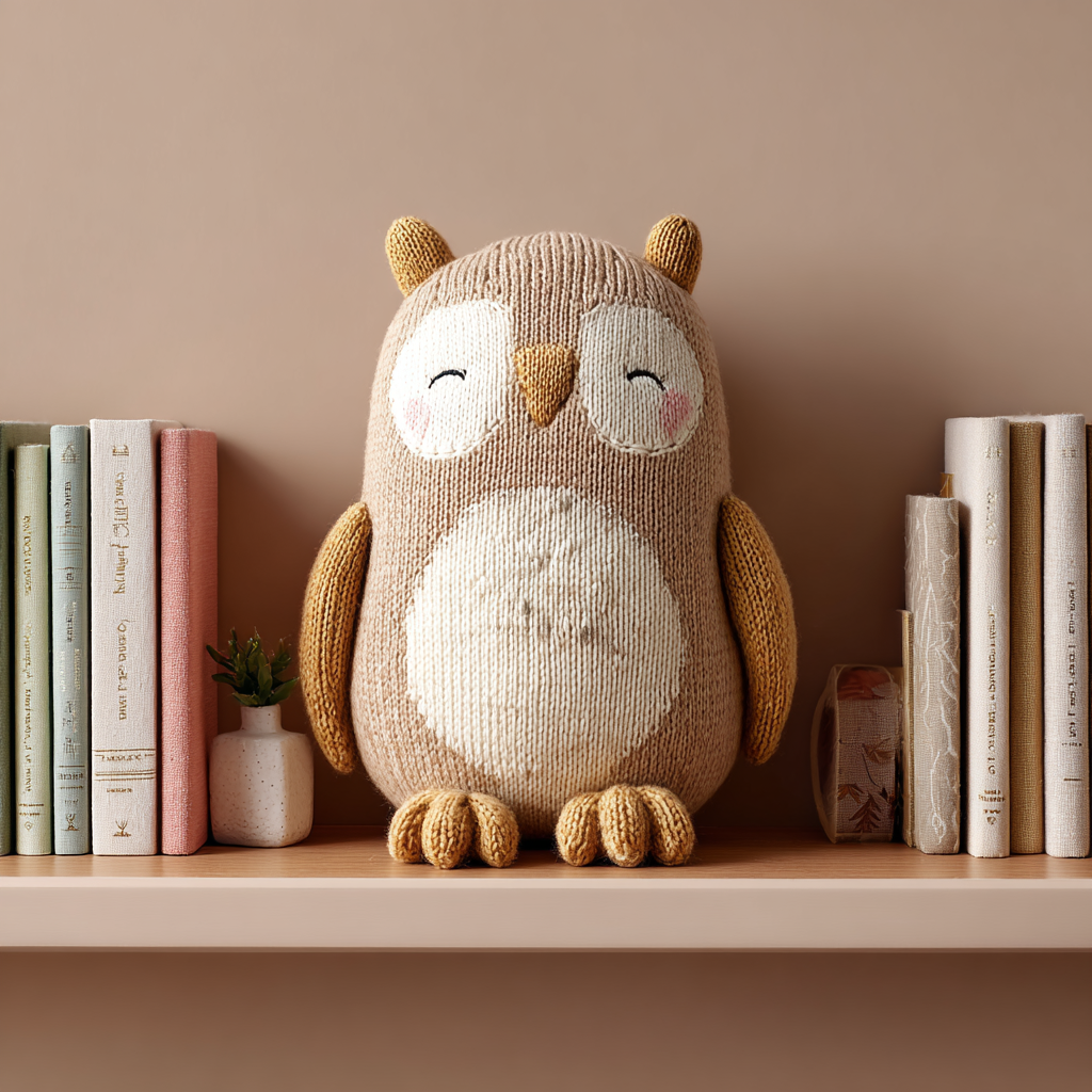 Super Cute Owl Plush Toy Photo