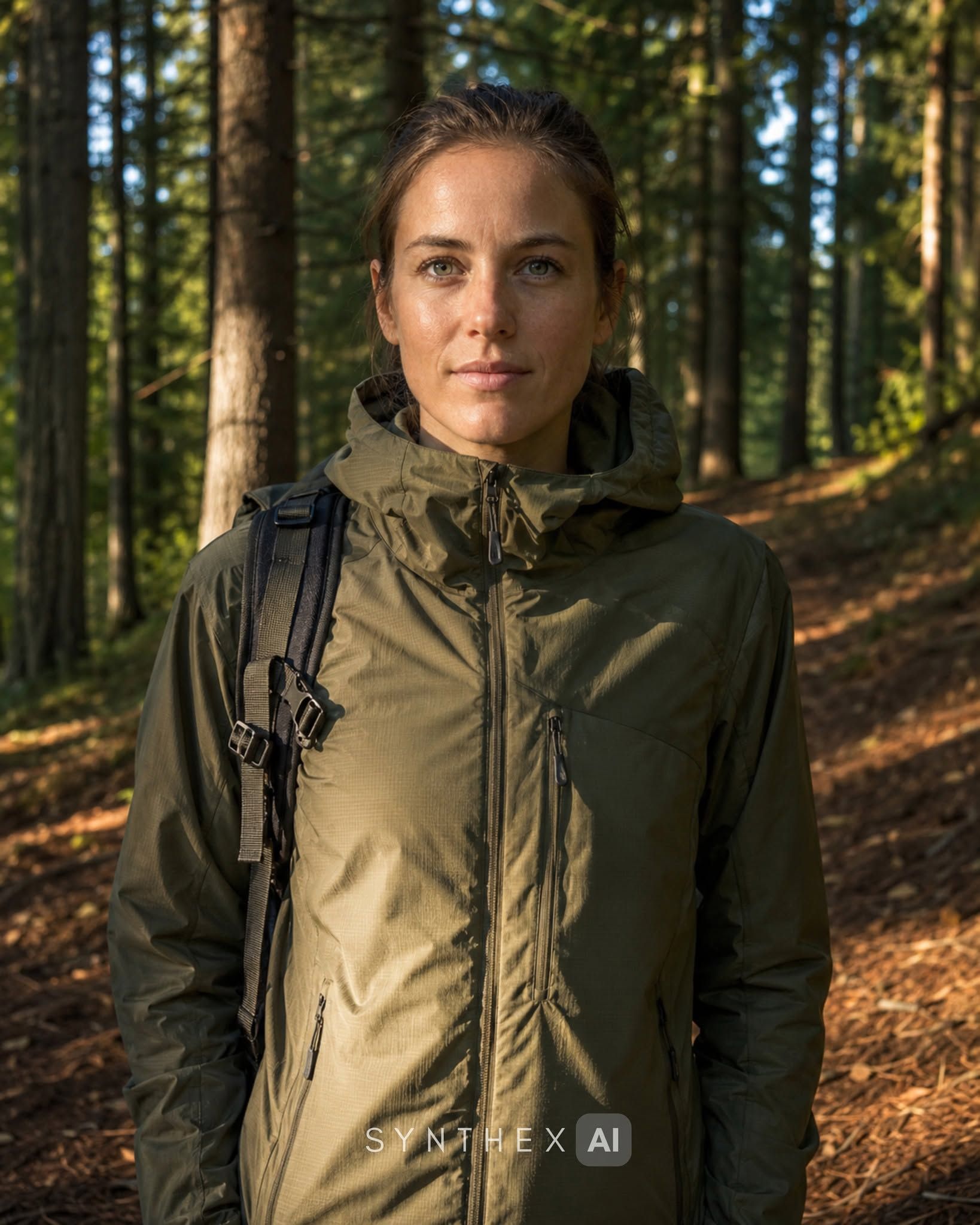 Generate Forest Trail Outdoor Portraits