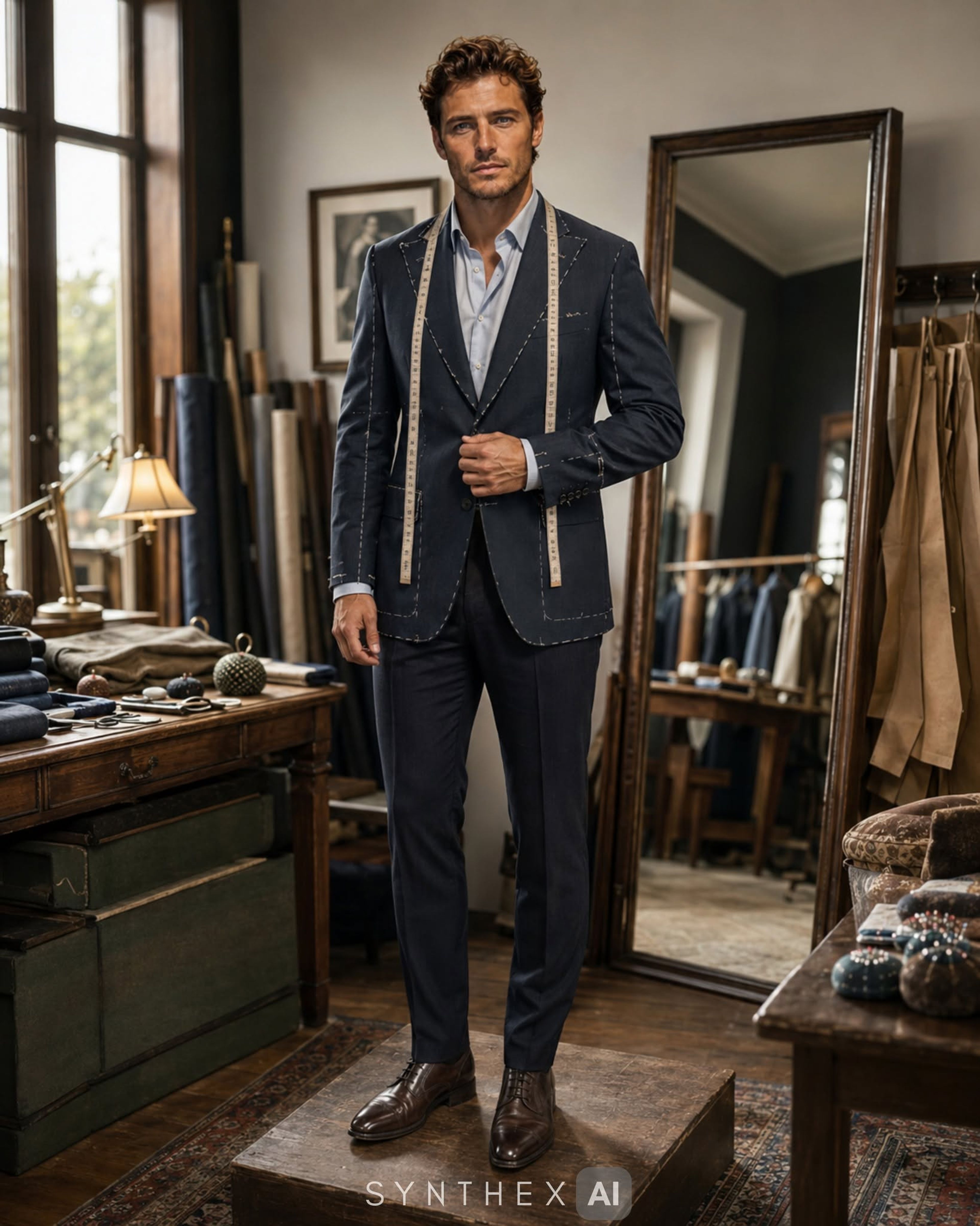 Generate Tailor Atelier Fitting Portraits