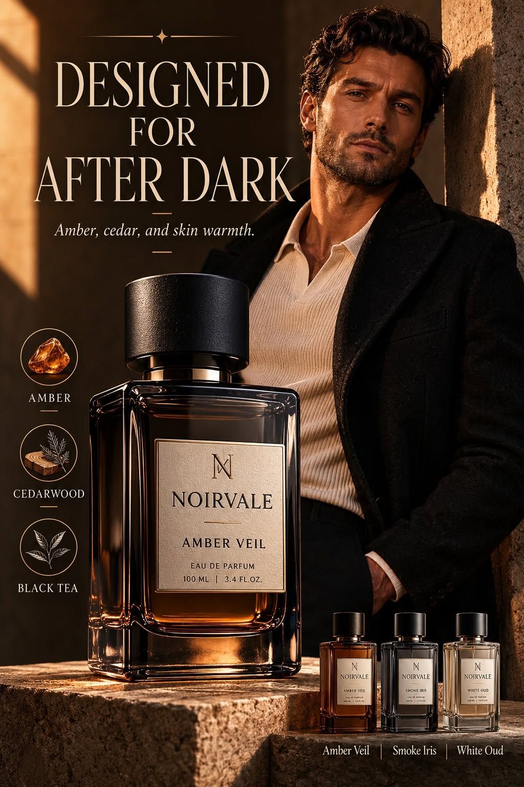 Create Luxury Fragrance Campaign Posters