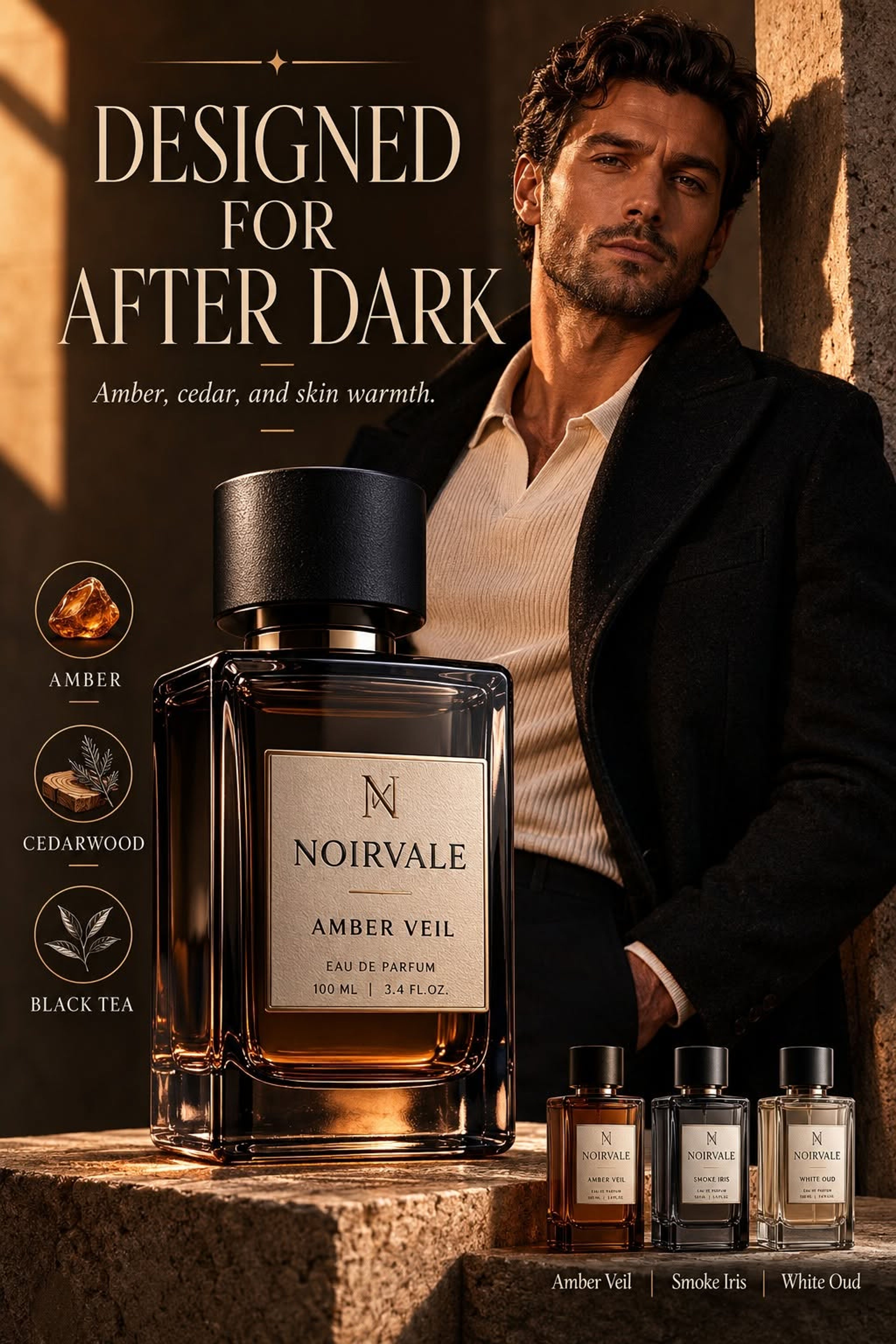 Create Luxury Fragrance Campaign Posters