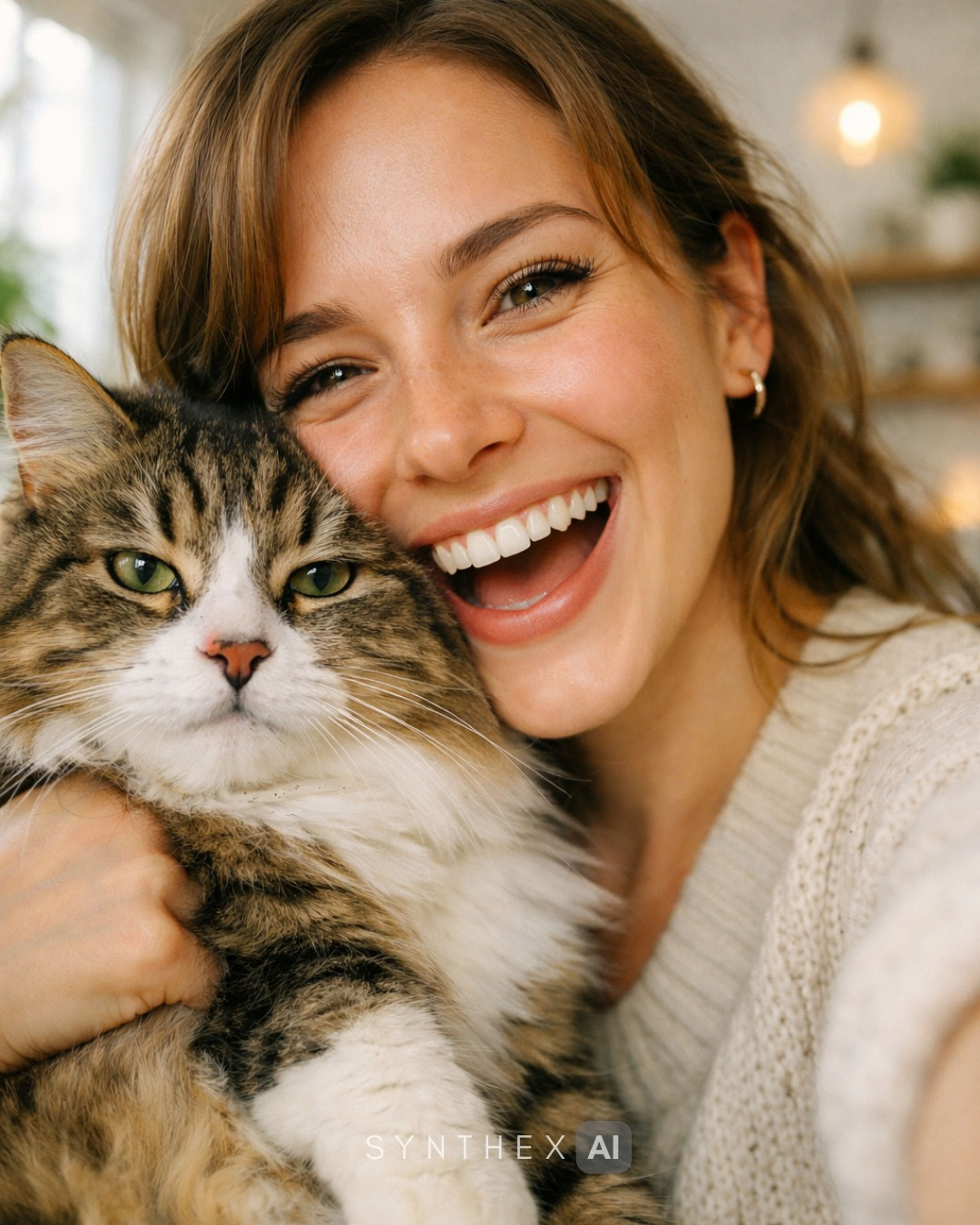 Generate Cozy Cat Selfies