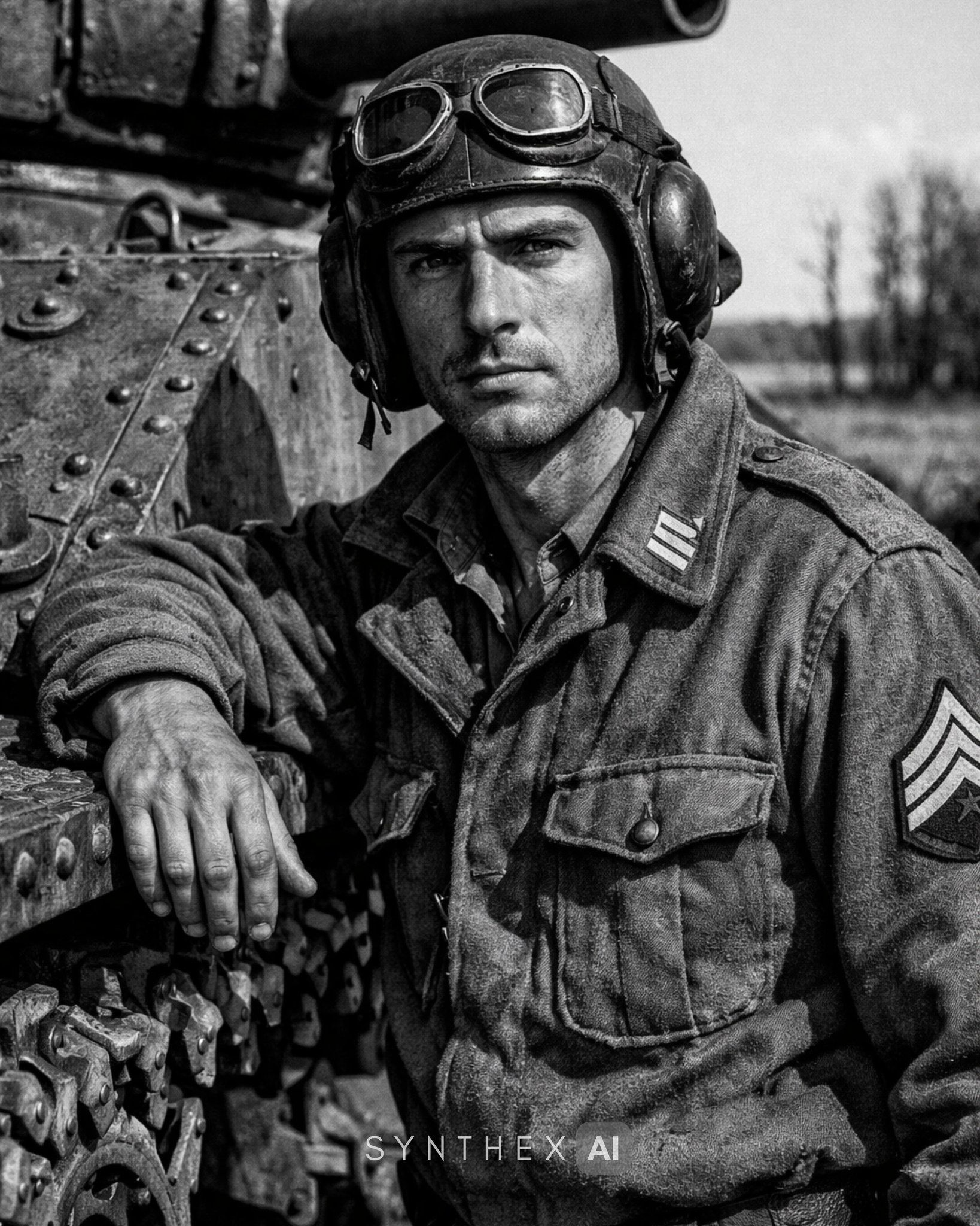 Generate WWII Tank Commander Portraits