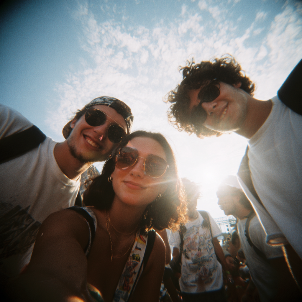 Group of Friends at Music Festival Photograph