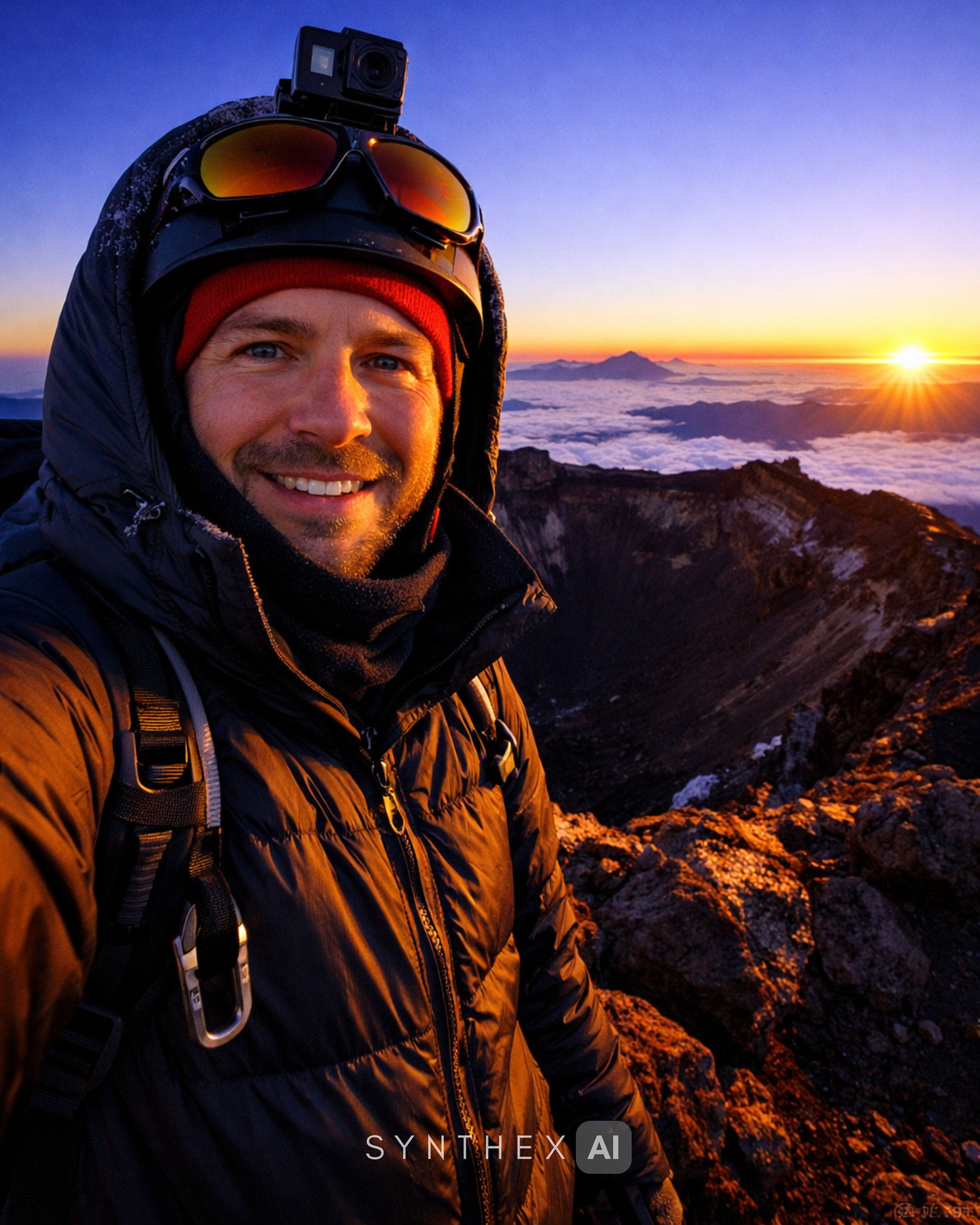 Generate Mount Fuji Summit Selfies