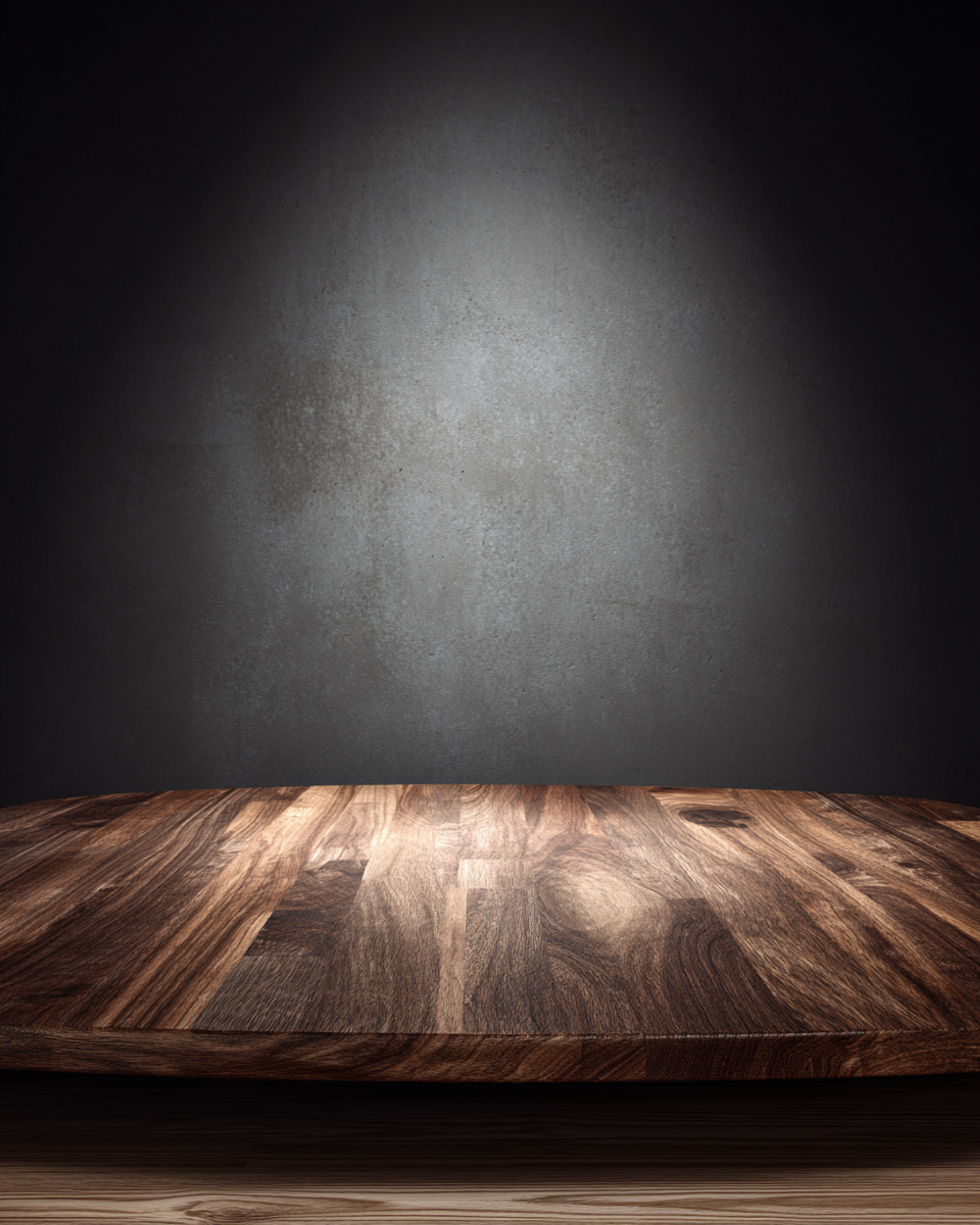 Dark Walnut Wood Base Product Surface Photo Composition 2