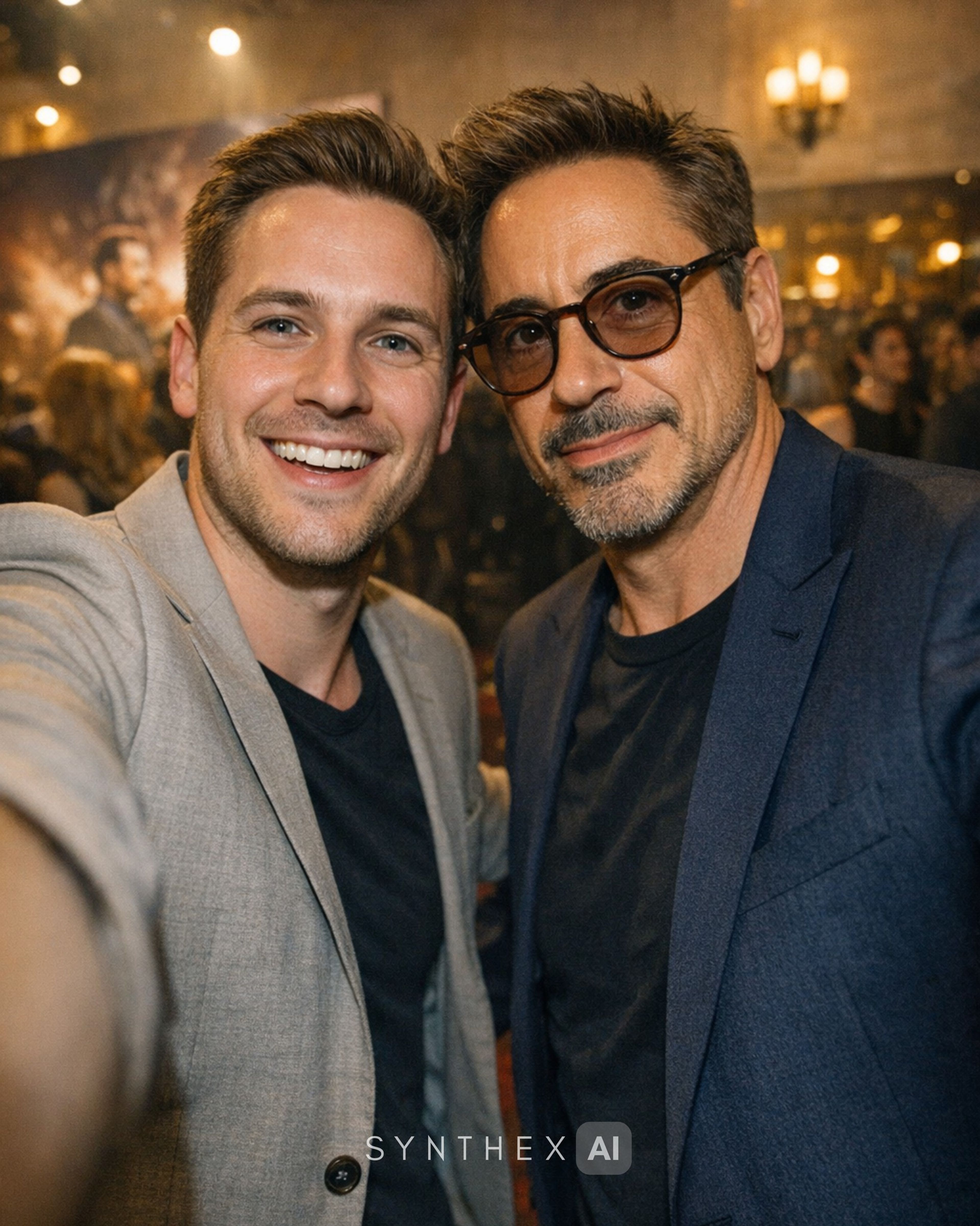 Generate Movie Premiere Celebrity Selfies