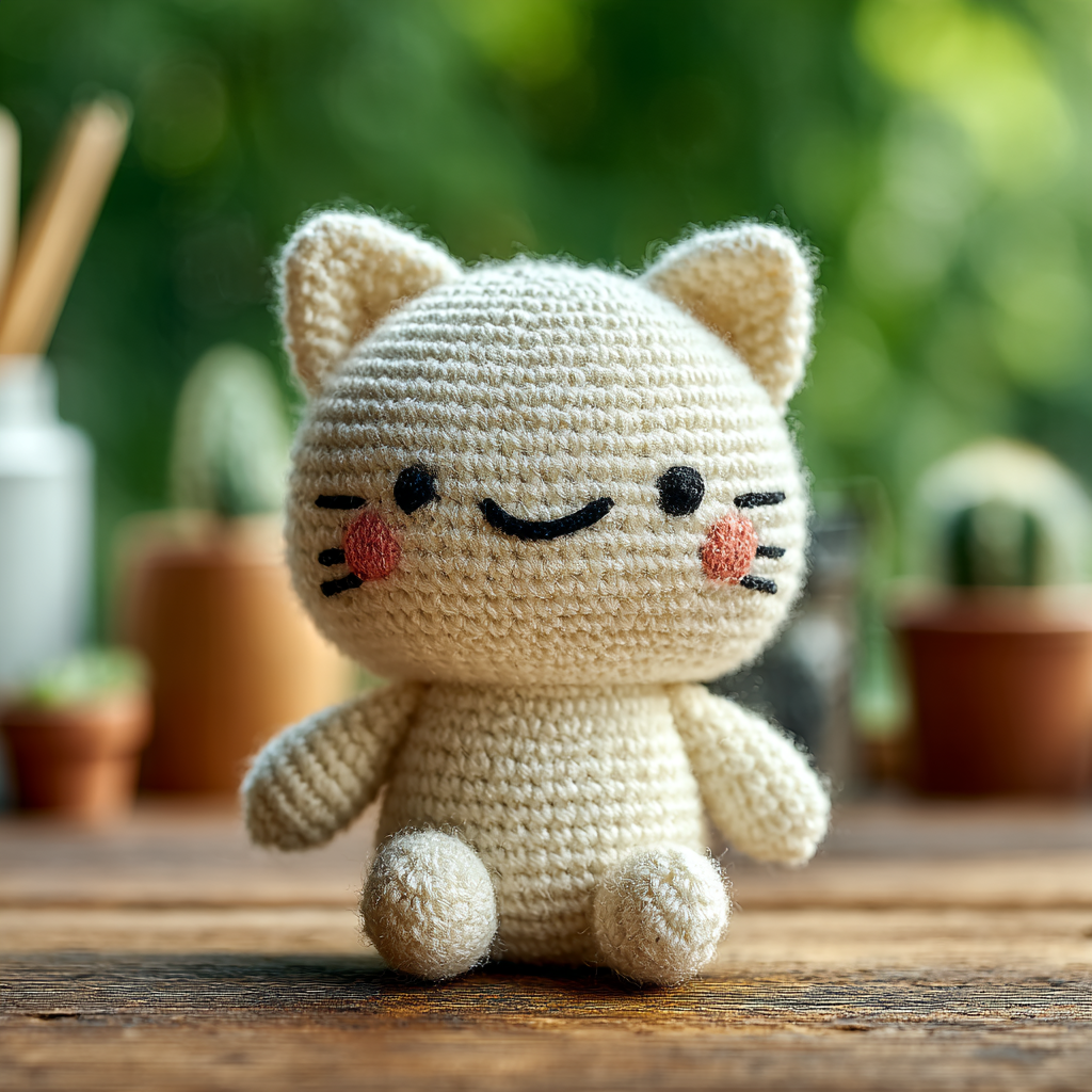 Amigurumi Baby Kitten Craft Photo