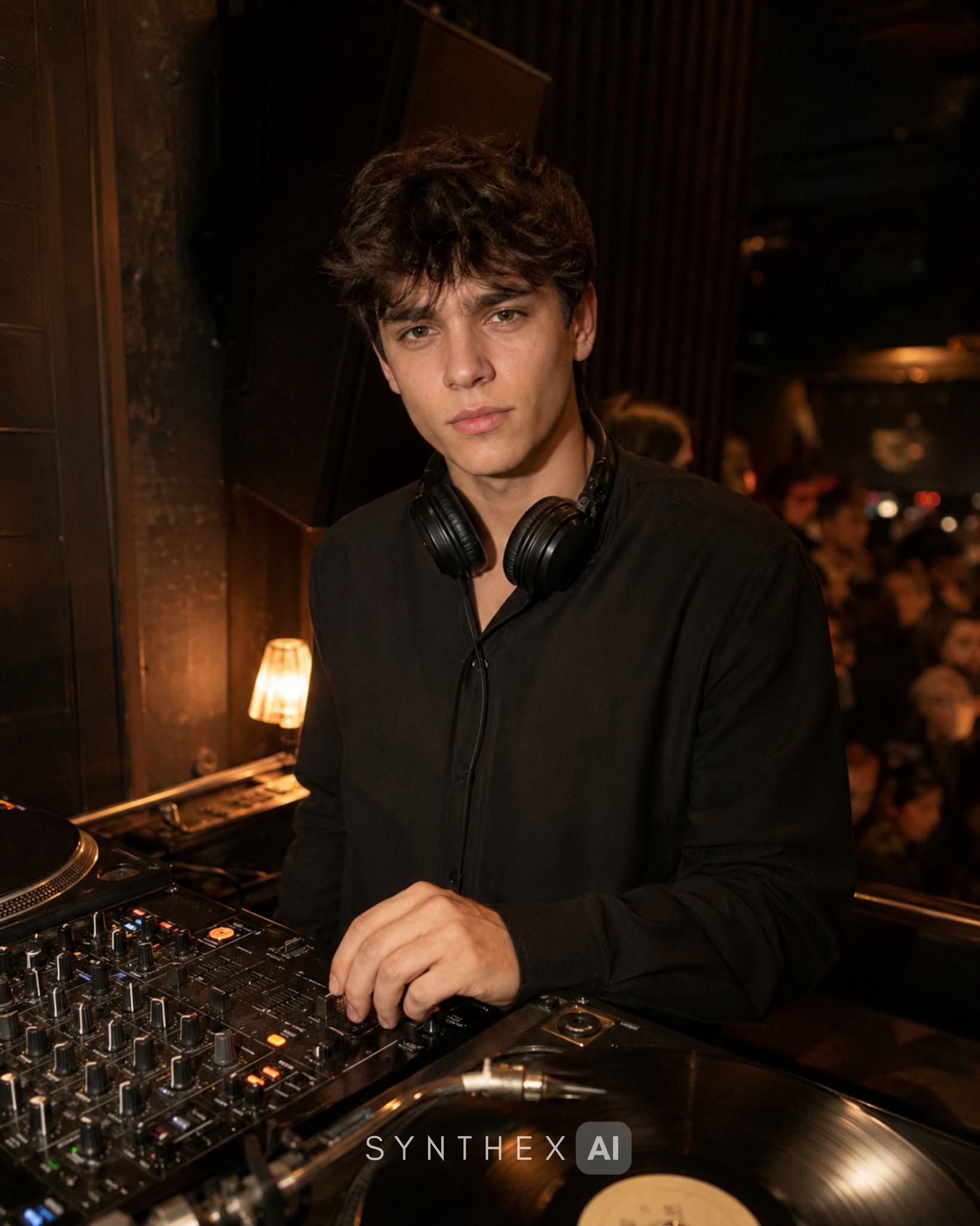 Generate DJ Booth Nightlife Portraits