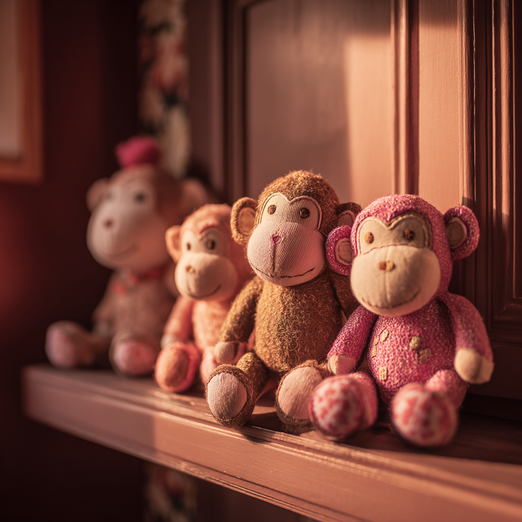 Super Cute Monkey Vintage Toy Photo
