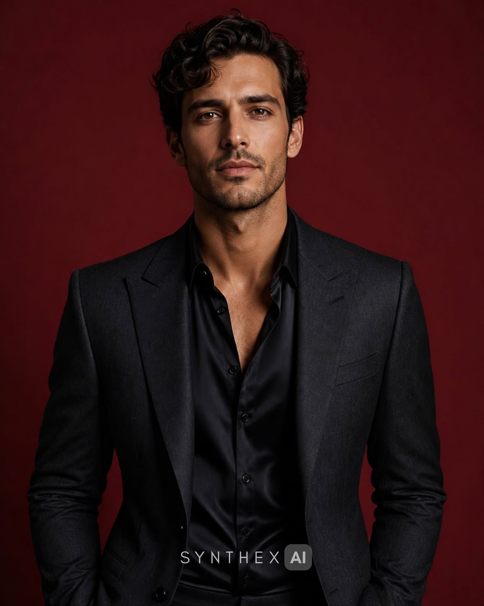 Create Oxblood Studio Editorial Portraits