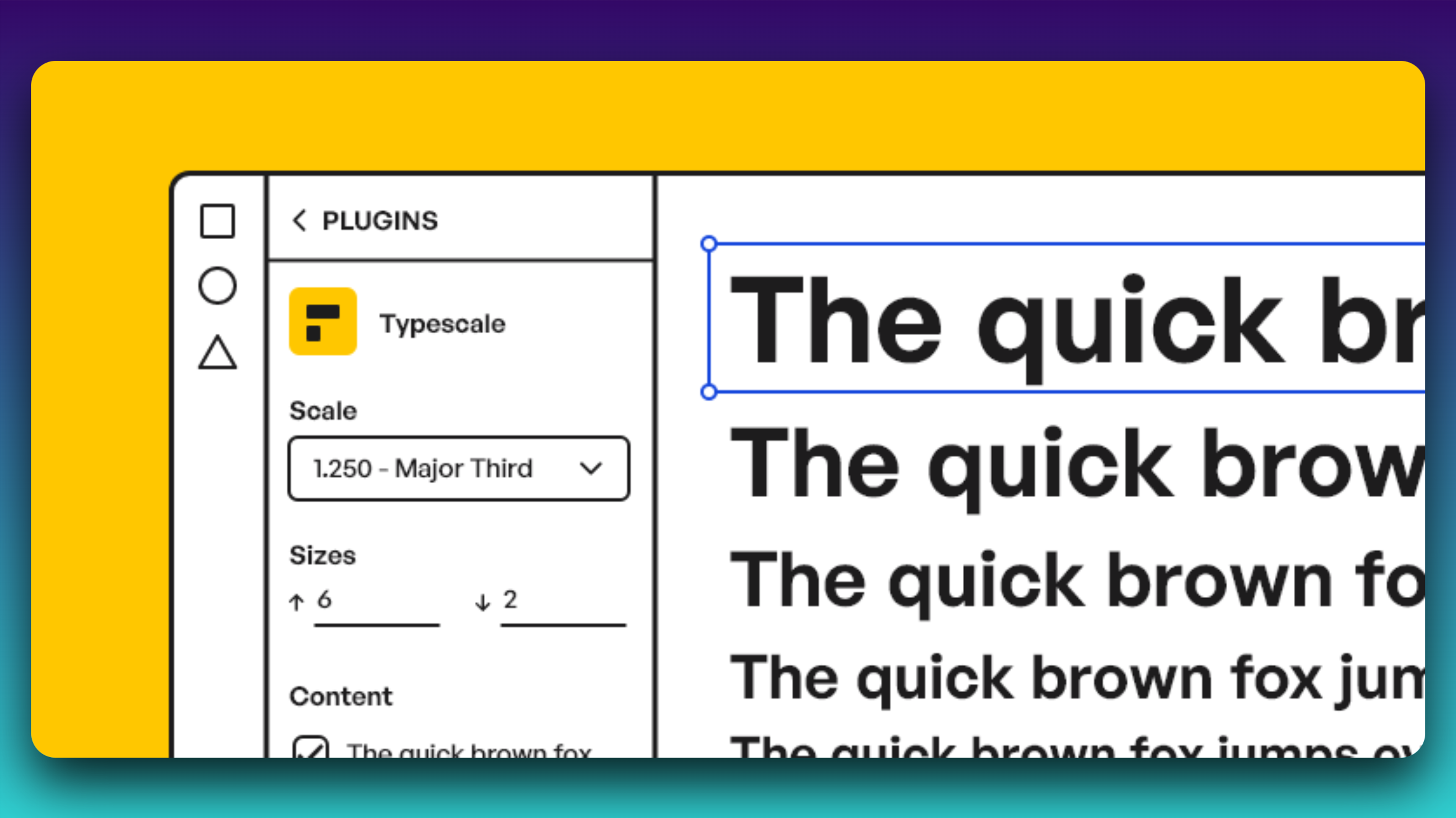 Typescale preview