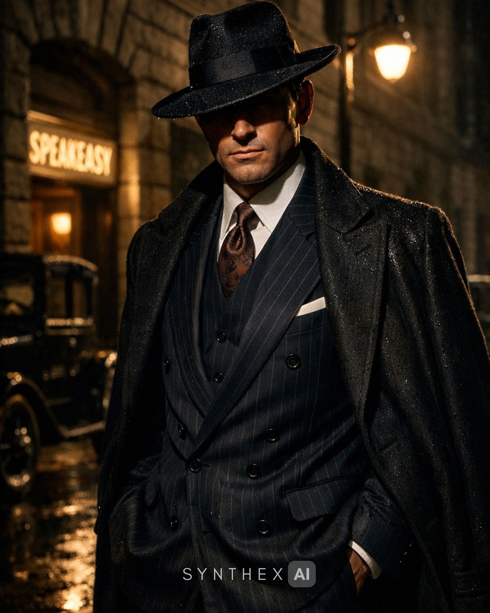 Generate 1920s Chicago Gangster Portraits