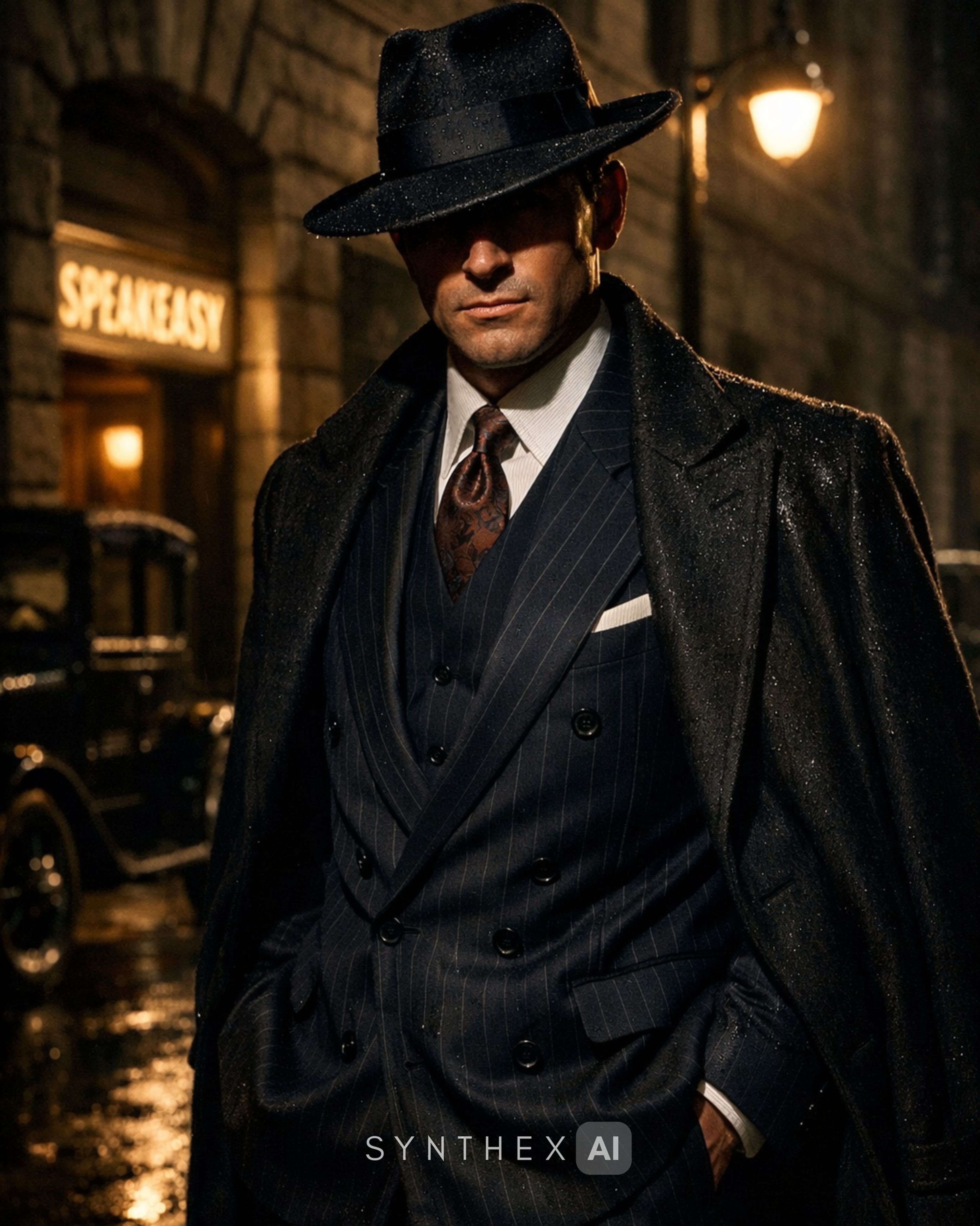 Generate 1920s Chicago Gangster Portraits
