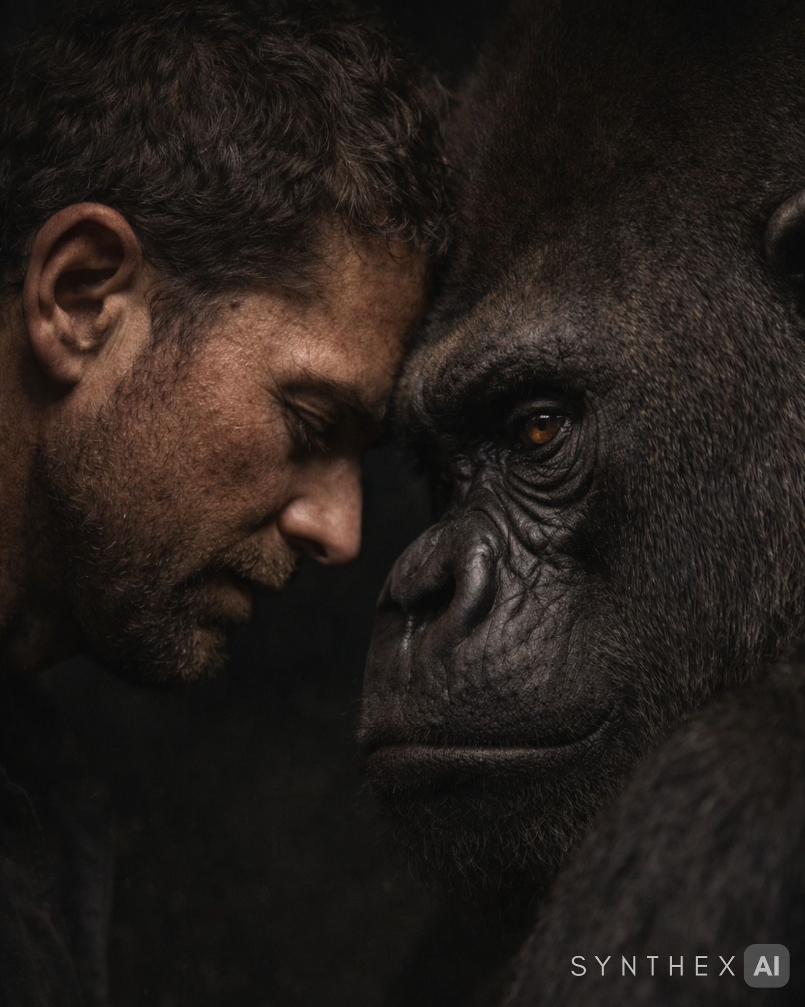 Generate Silverback Gorilla Bond Portraits
