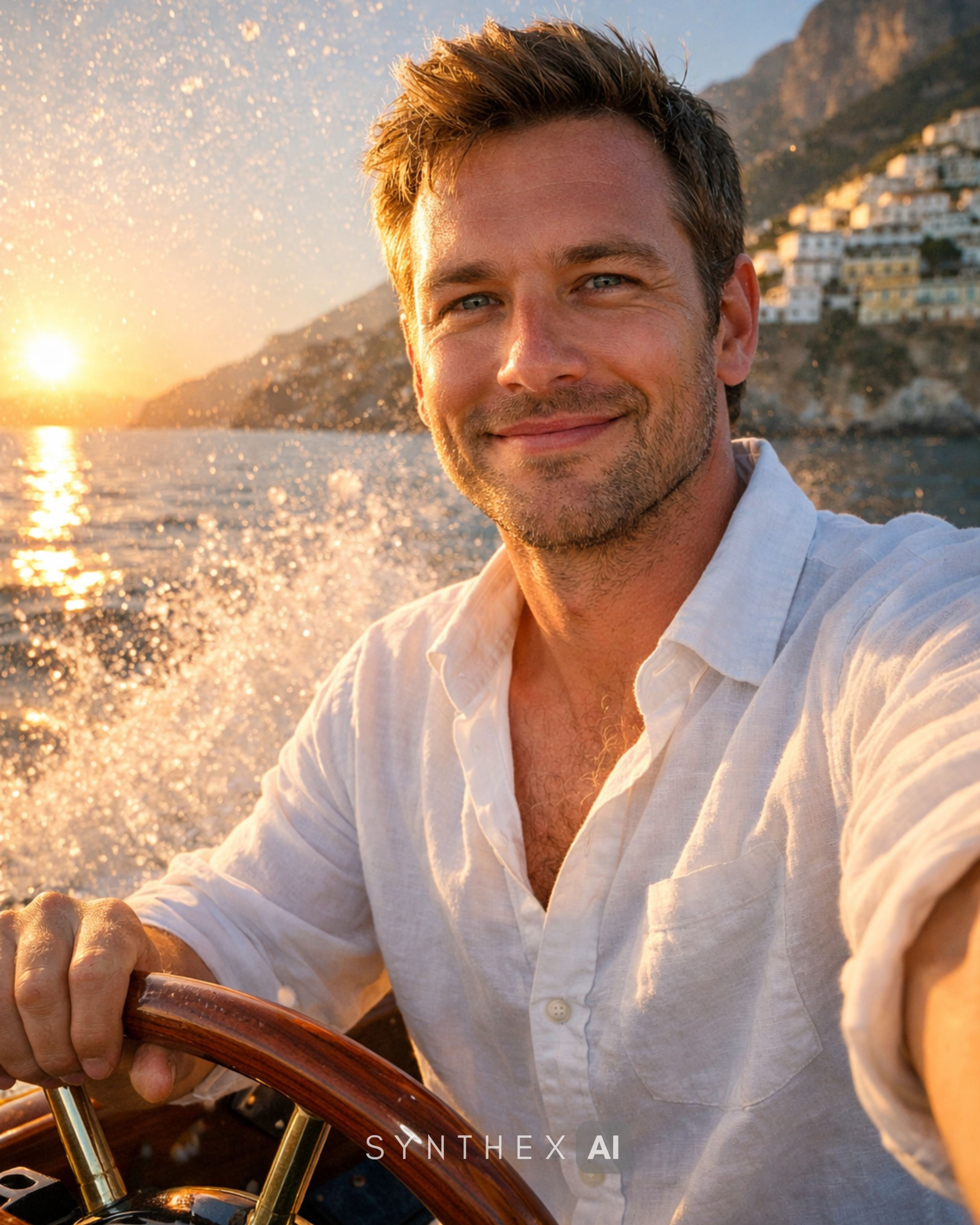 Generate Amalfi Motor Yacht Selfies