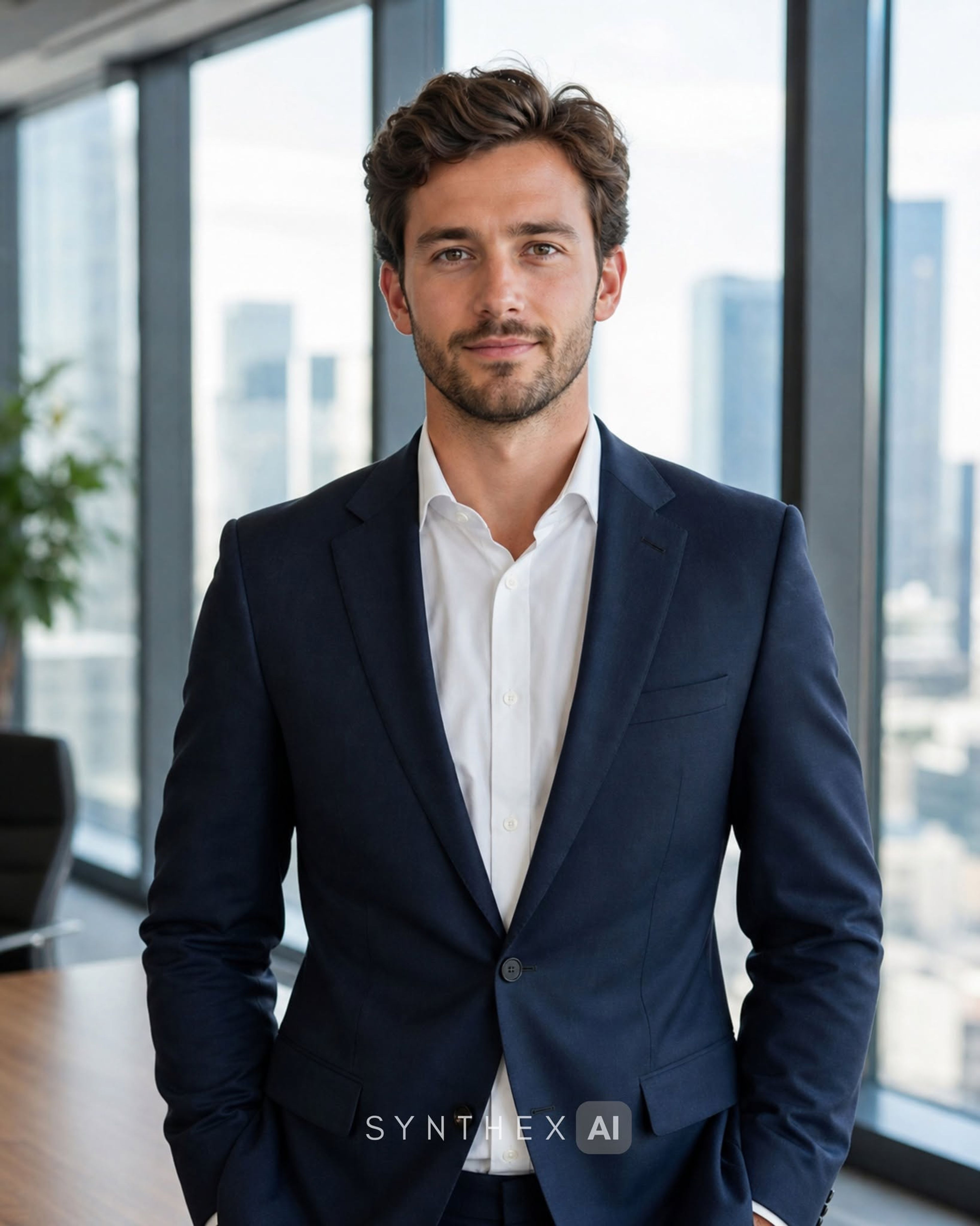 Generate Modern Office Professional Portraits
