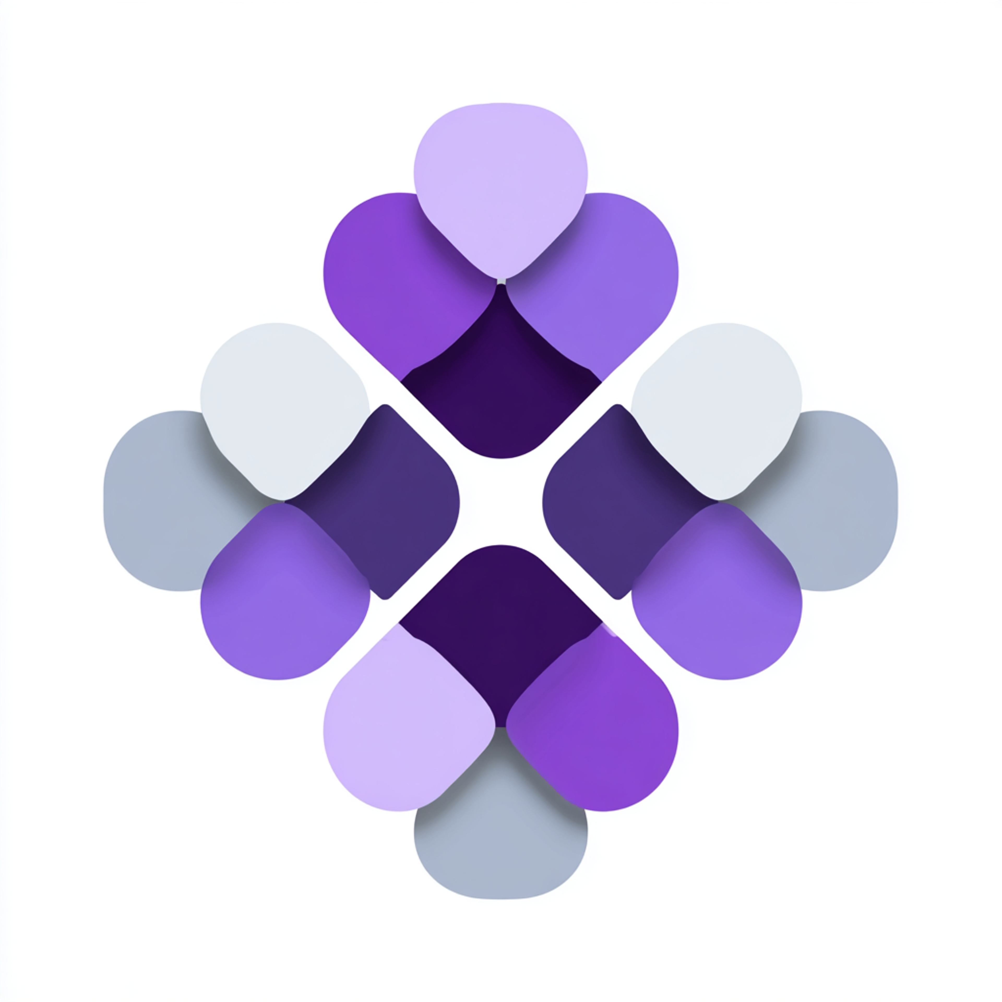 Meditation and Mindfulness App Vector Logomark Composition 2