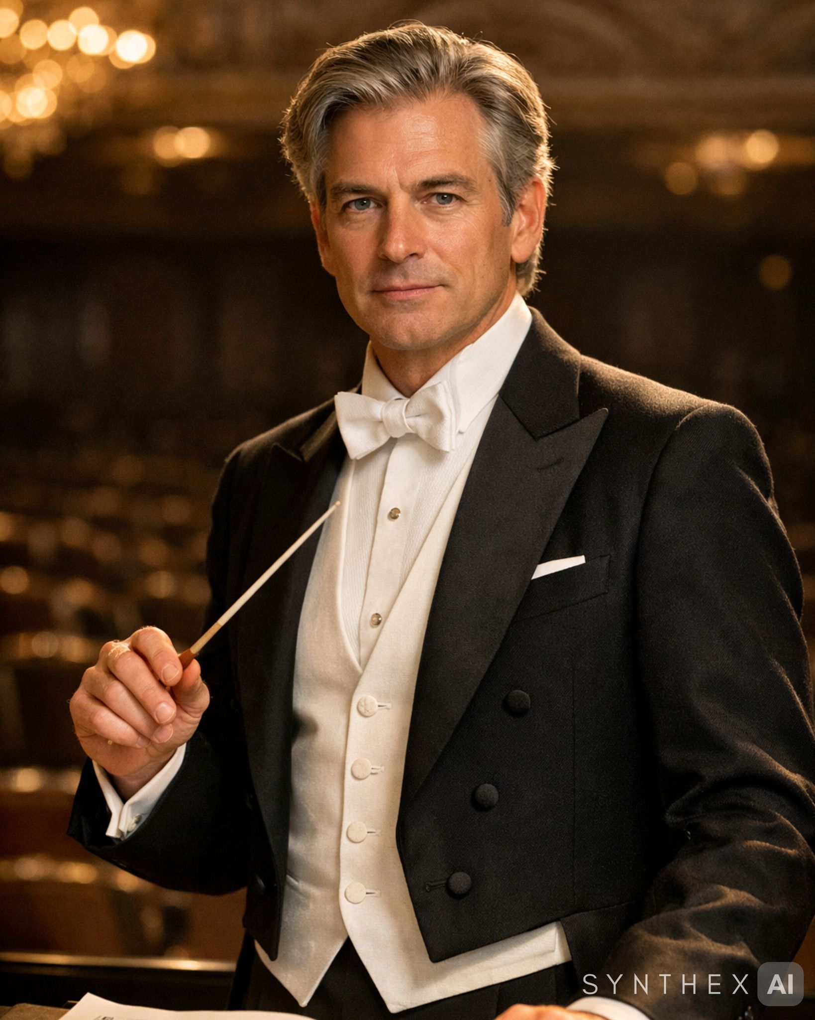 Generate Concert Hall Conductor Portraits
