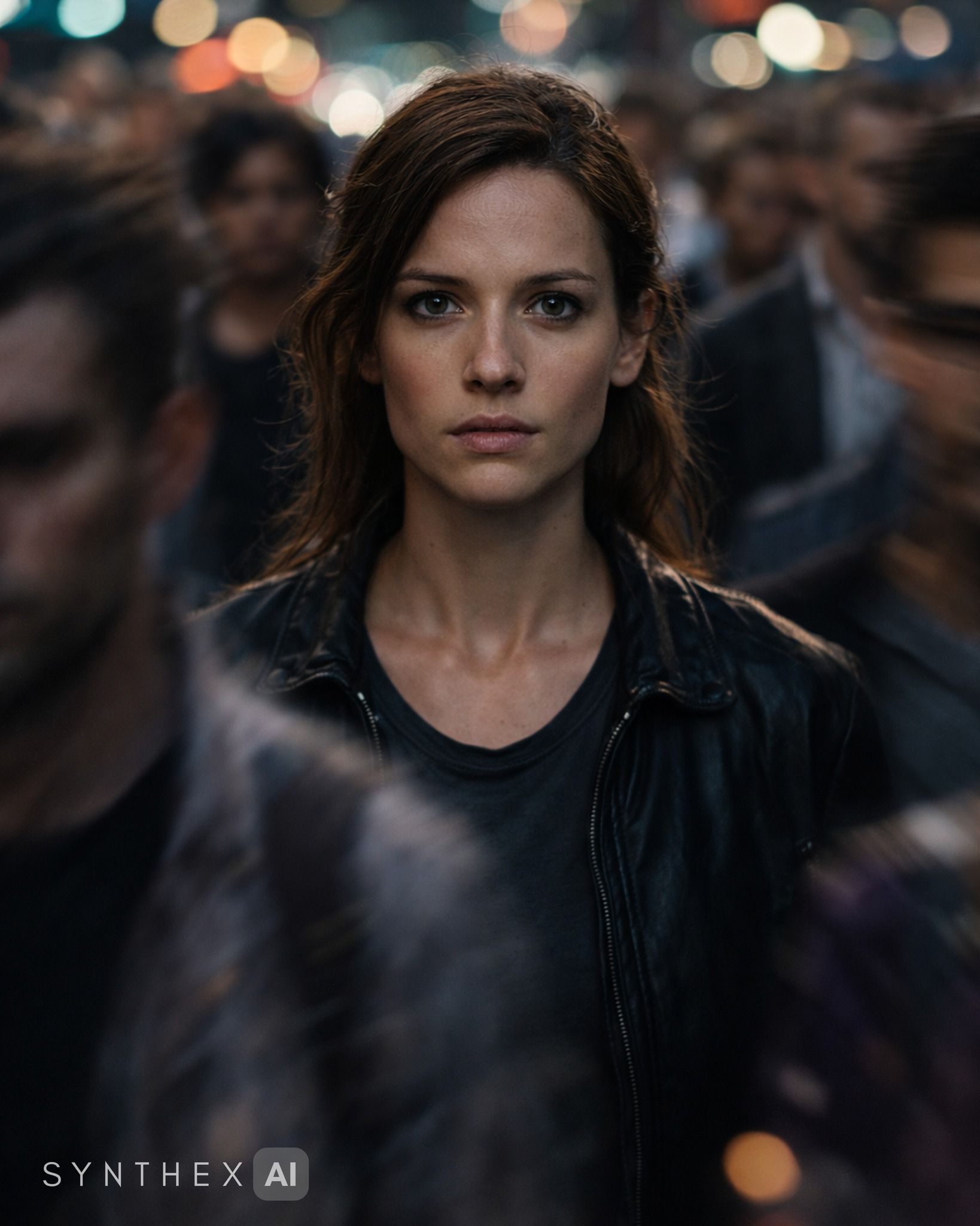 Generate Motion Blur Crowd Portraits